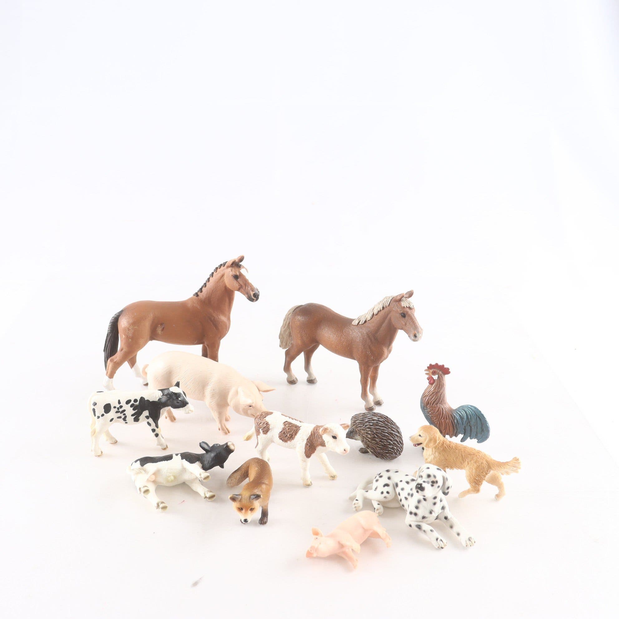 Djur, Schleich, blandat.