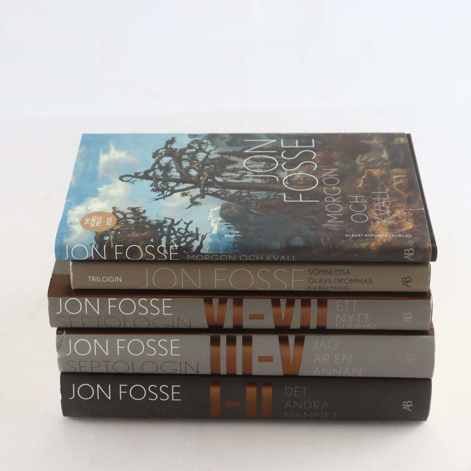 Jon Fosse, bokpaket med 5 volymer