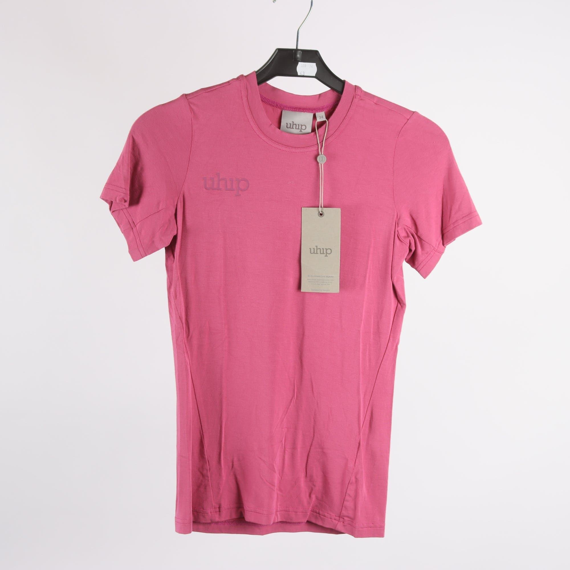 T-shirt, Uhip, vinröd, stl. 34.