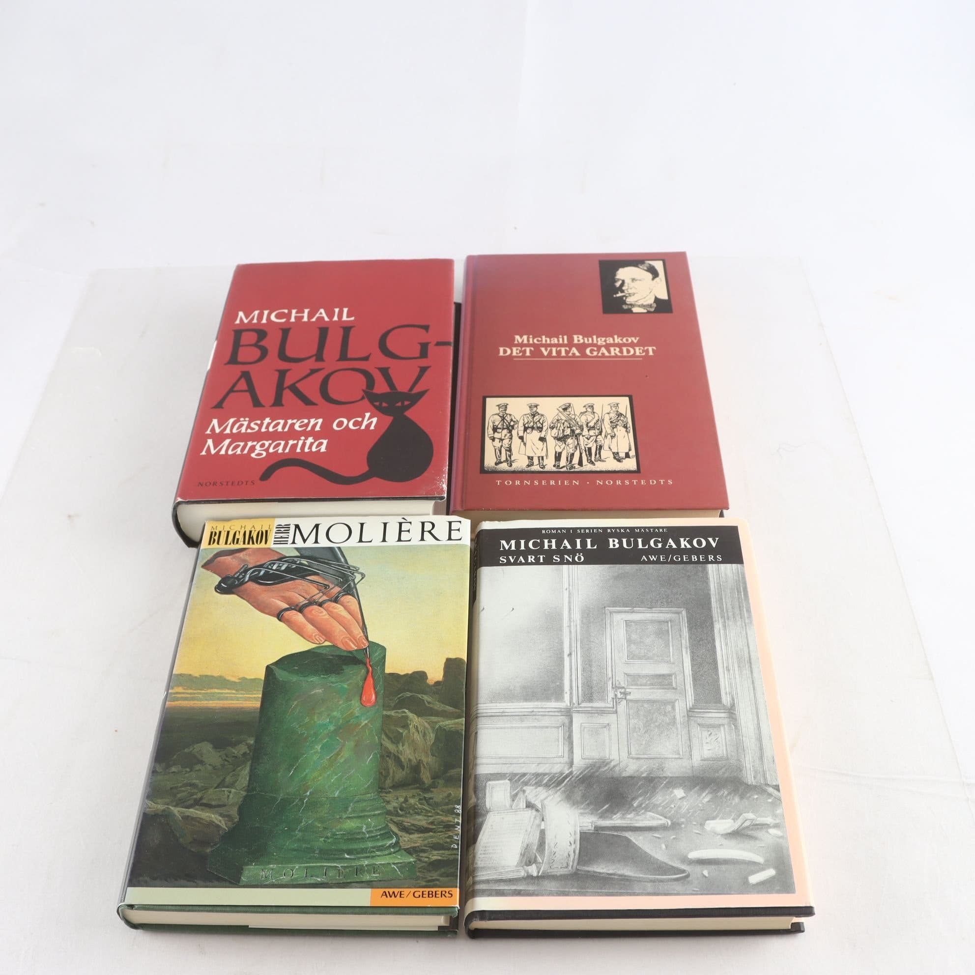 Michail Bulgakov, bokpaket med 4 volymer