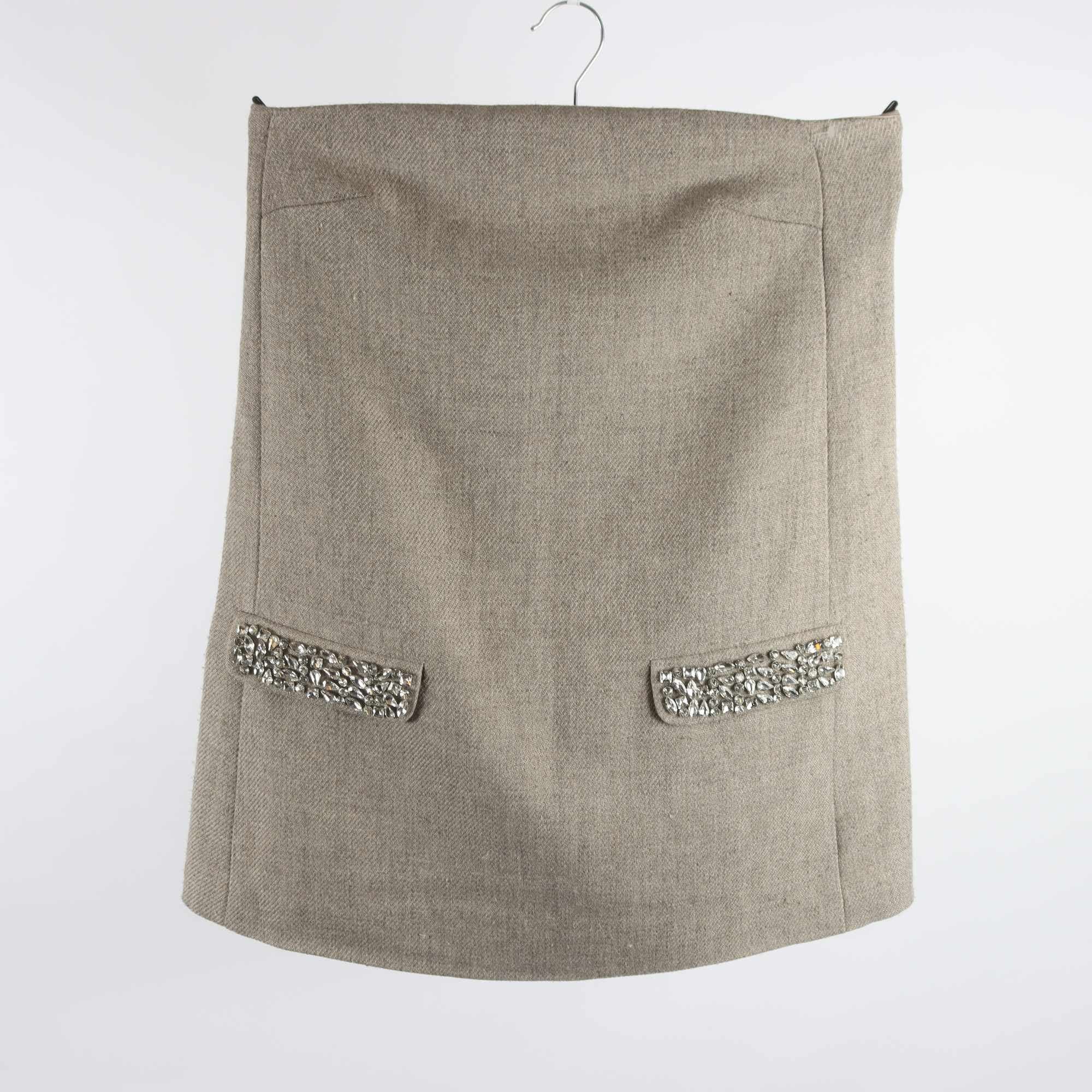 Topp, H&M Edition, beige, ullmix, stl. 42.