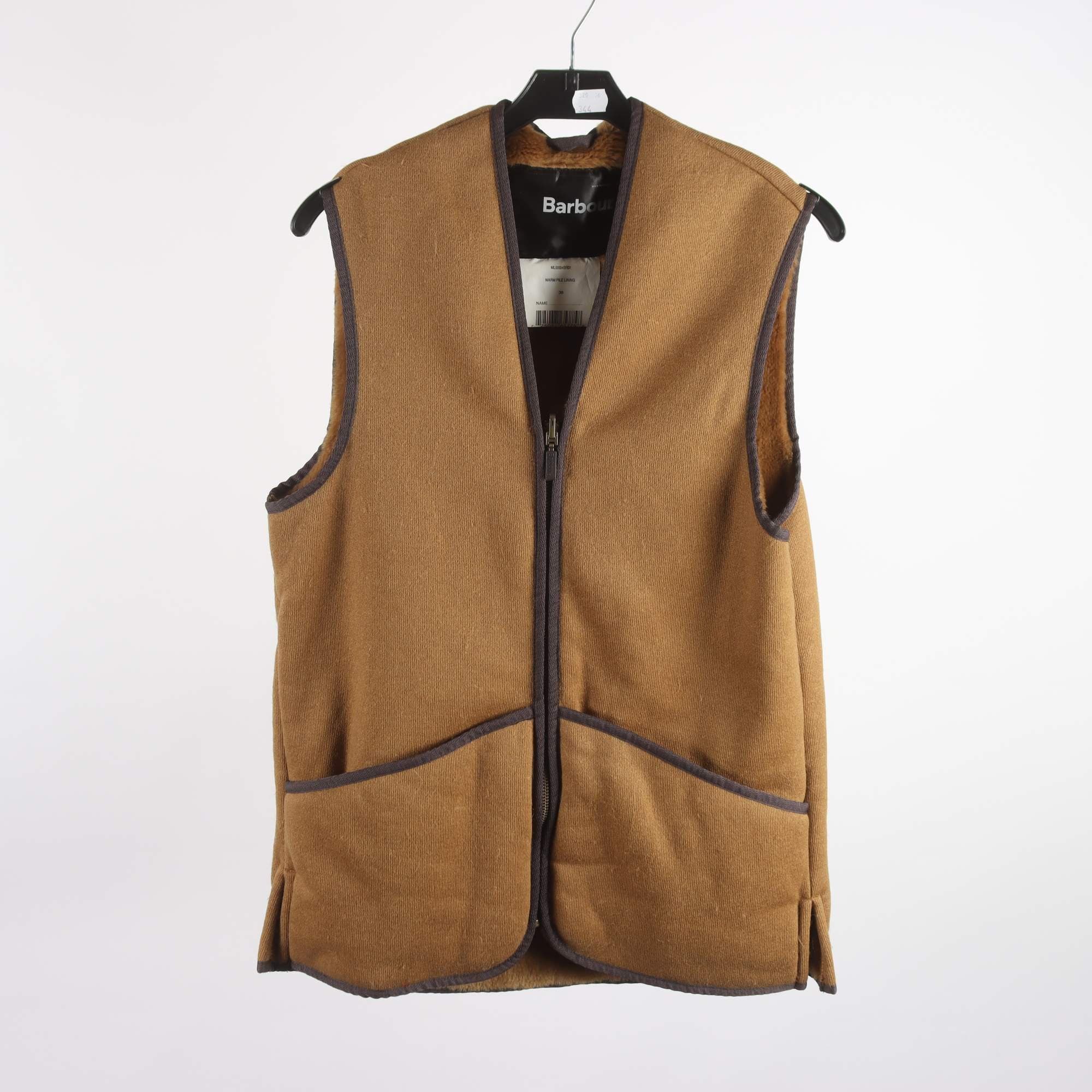 Väst, Barbour, brun, stl. 36.