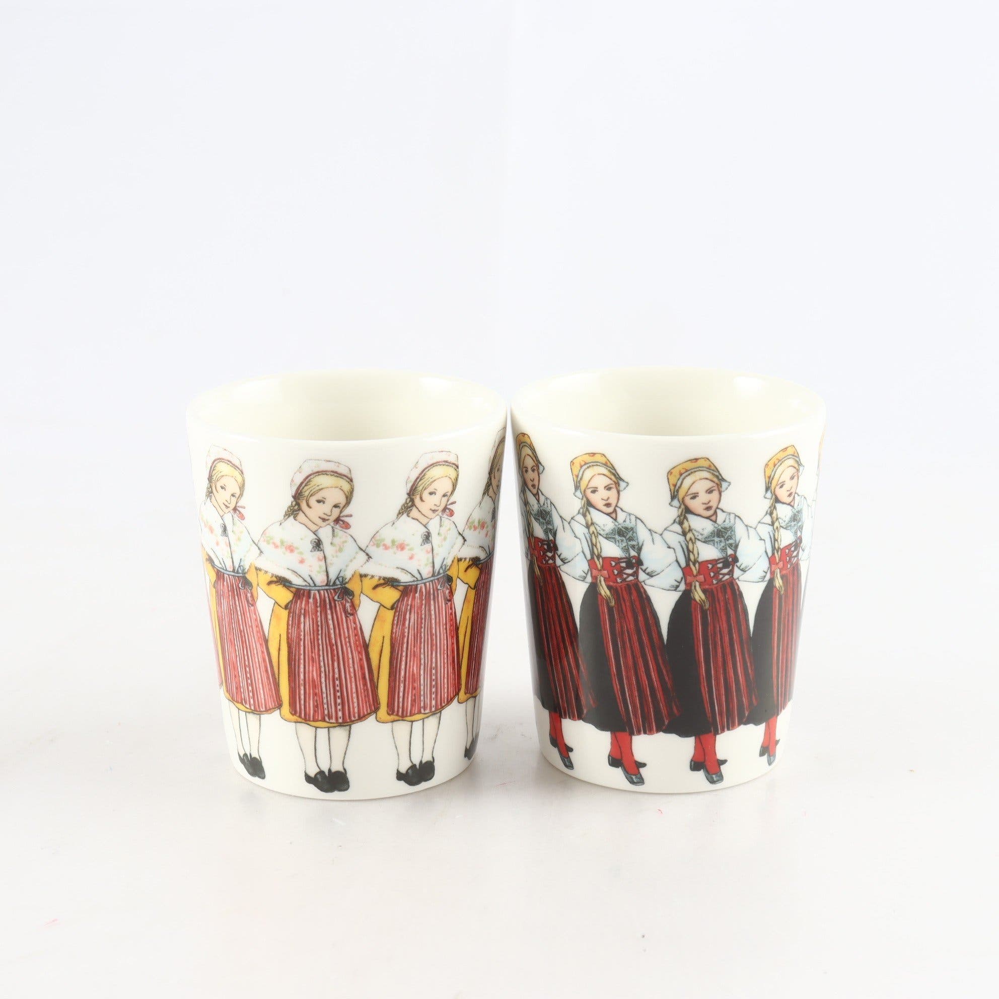 Muggar, motiv efter Elsa Beskow, Design House, Stockholm, 2 st