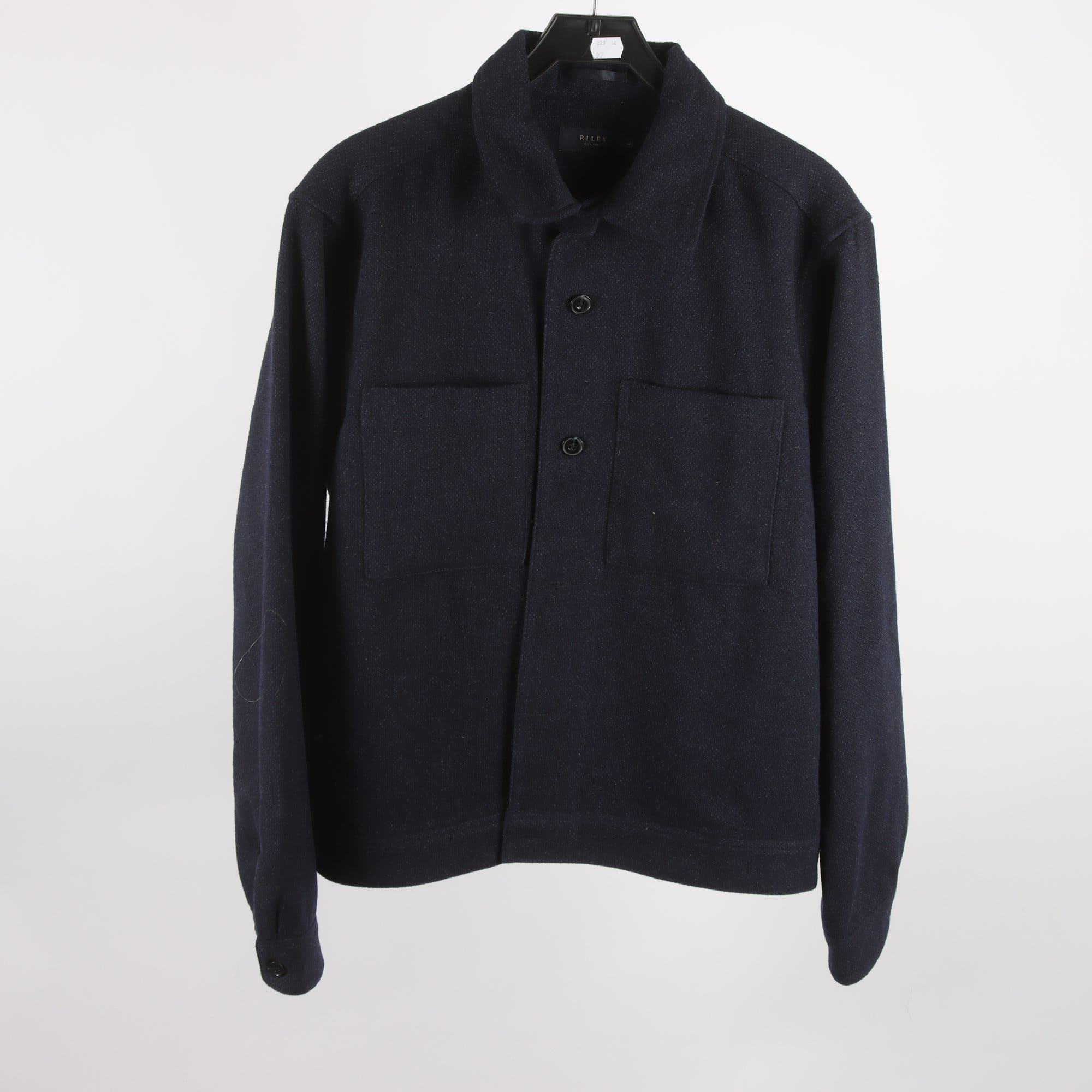 Overshirt, Riley, blå, stl. L.