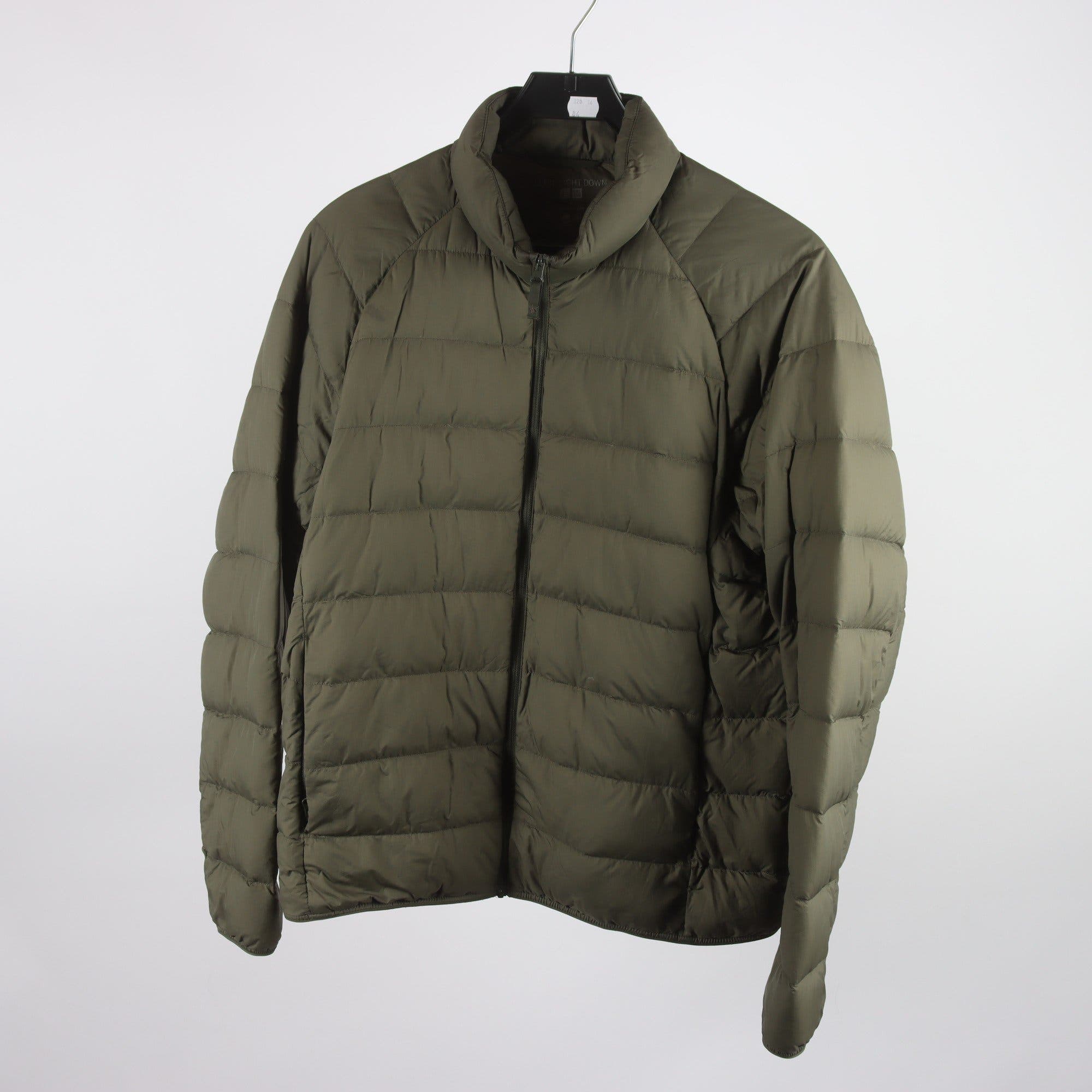 Dunjacka, Uniqlo, grön, stl. M.