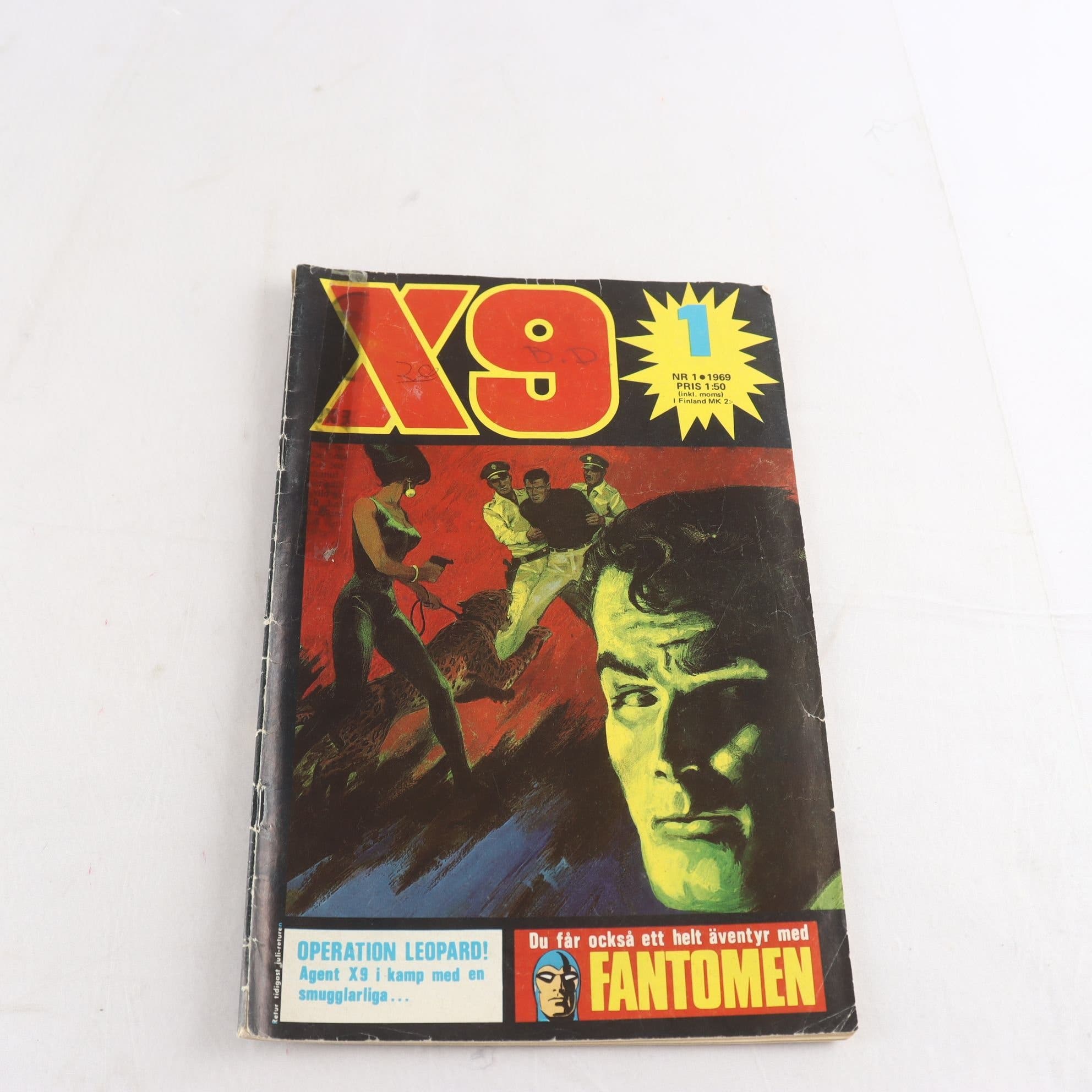 Agent X9, Nr 1 1969 (första numret)