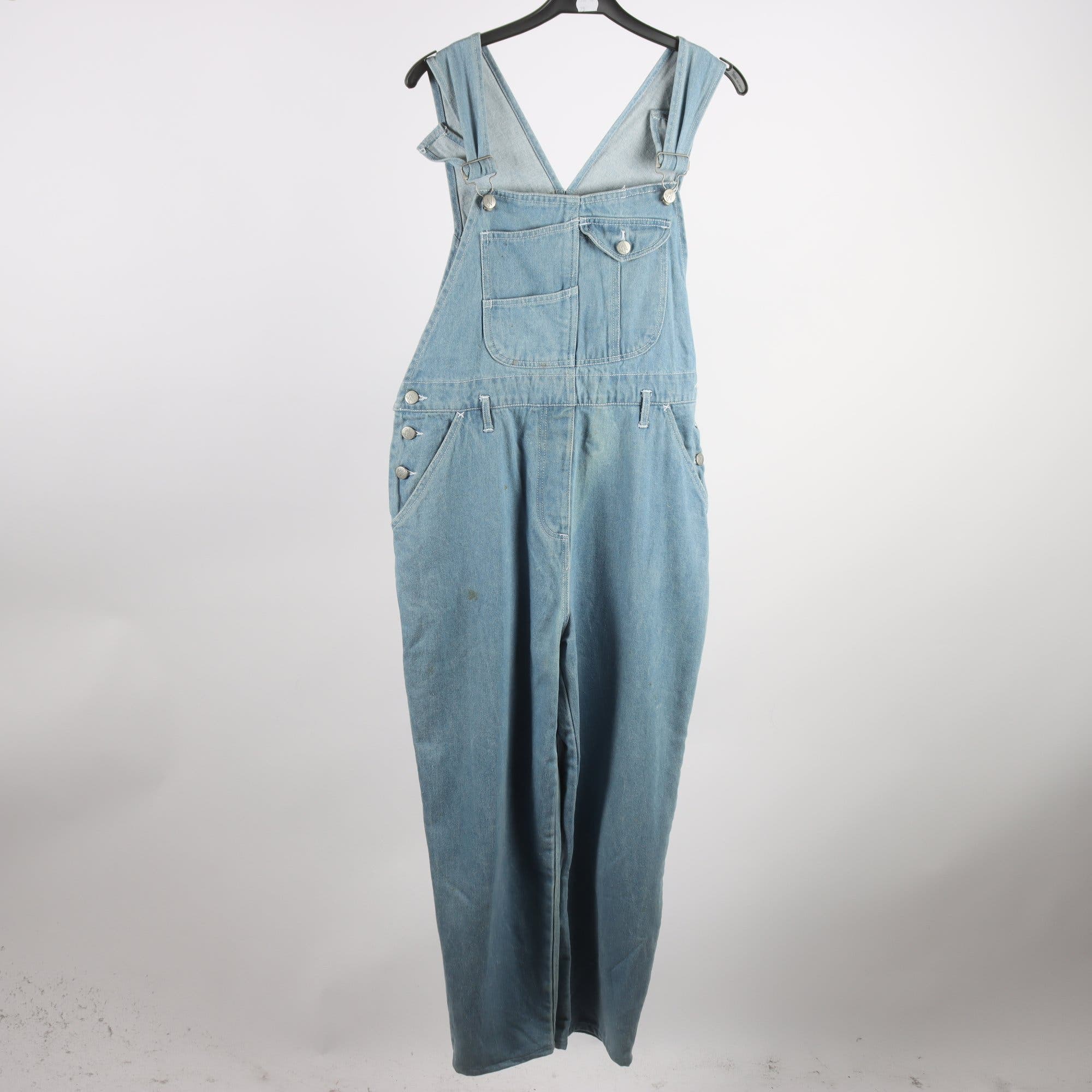 Hängselbyxor, Walker Wear, blå, jeans, stl. S.