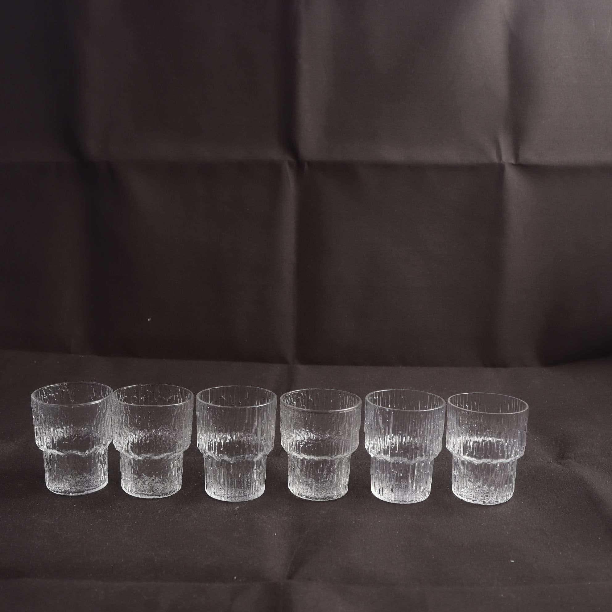 Snapsglas, glas, Tapio Wirkkala, Iittala, 6 st