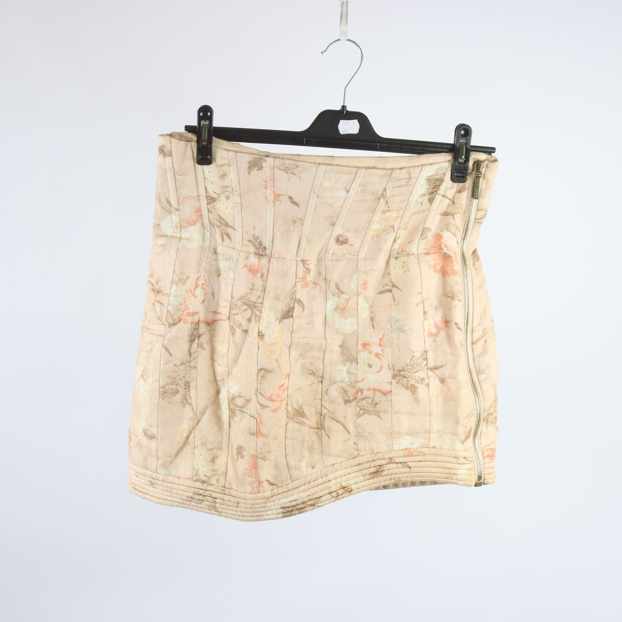 Kjol, Zimmermann, beige, 100% lin, stl. L.
