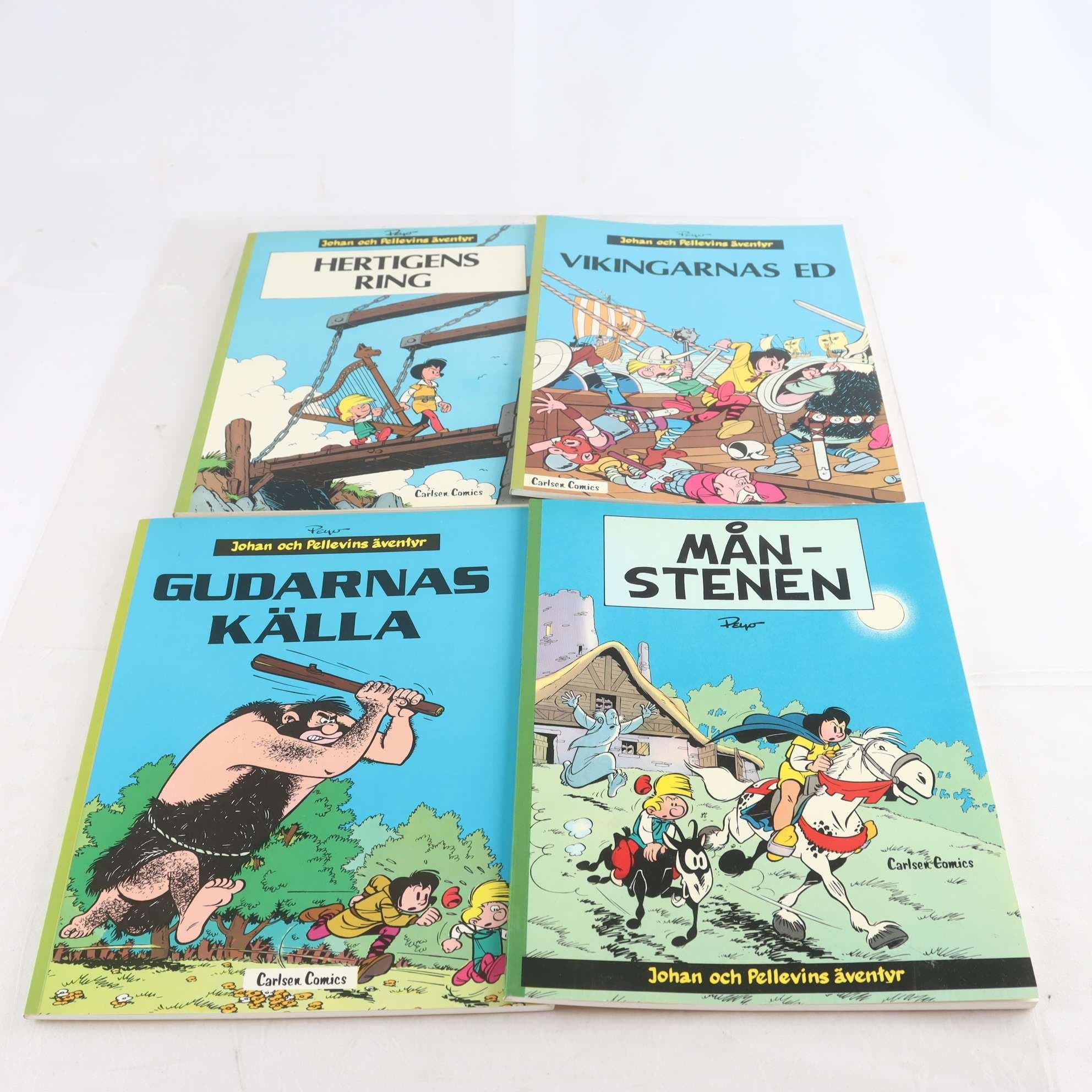 Johan och Pellevins äventyr, bokpaket, volym 8-11
