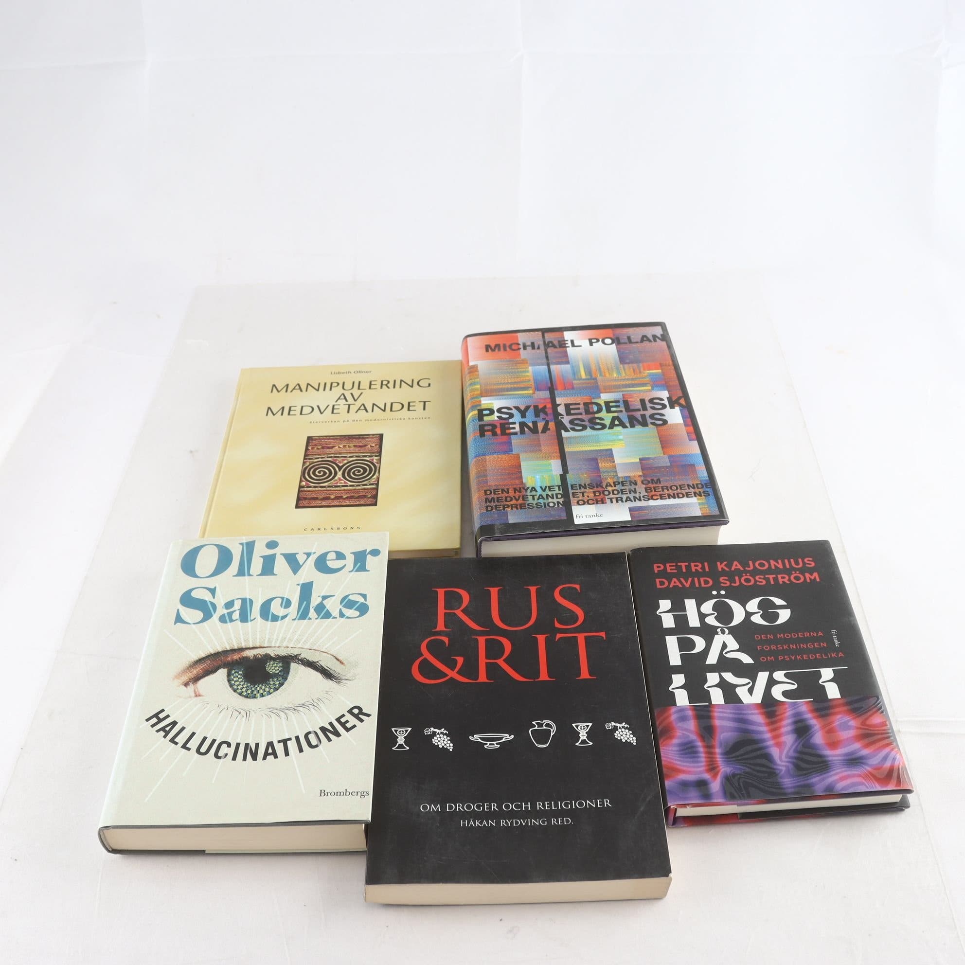 Sinnesutvidgande drogers inflytande på konst, religion & terapi, 5 vol.