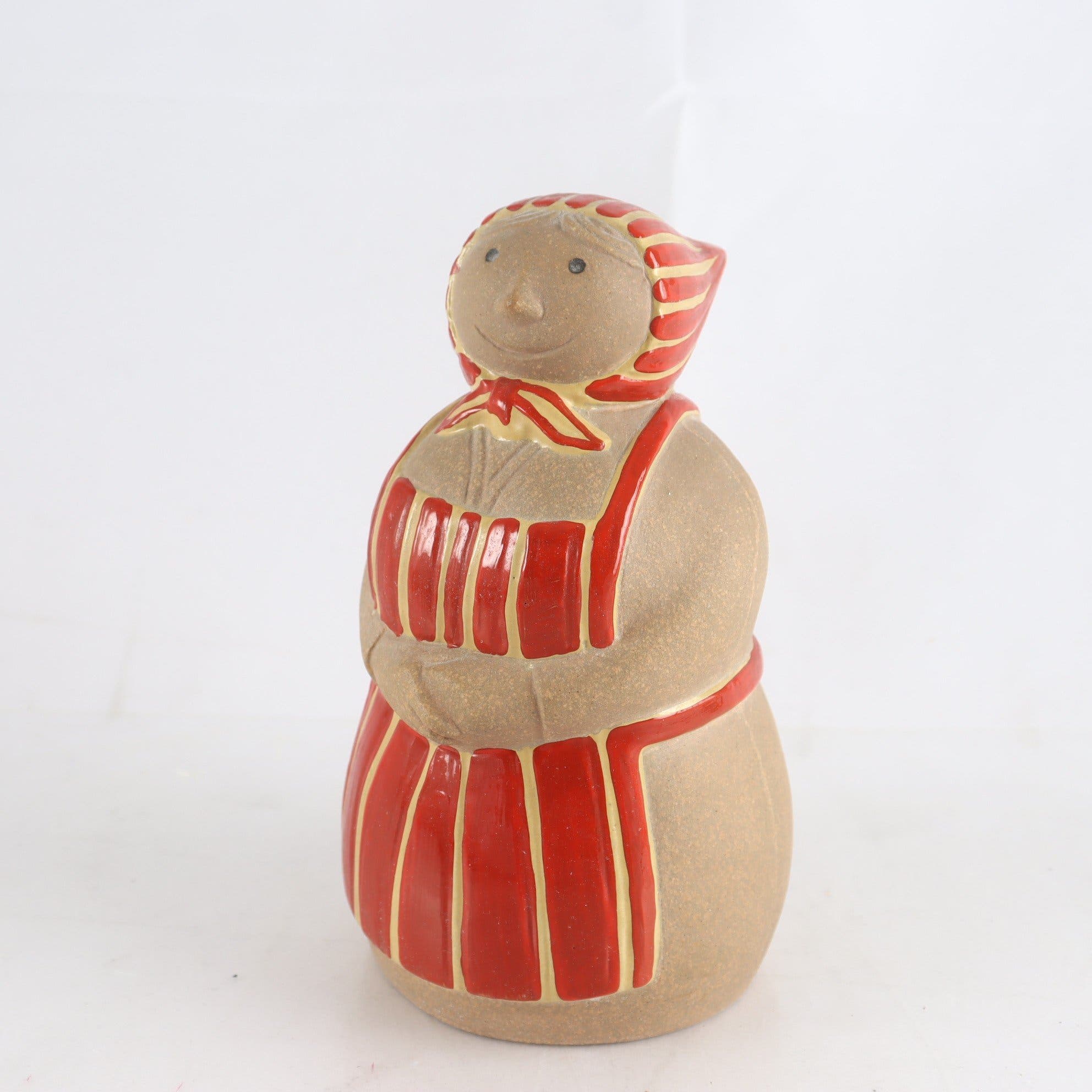 Figurin, Bollmoran, Tyresö, Gustavsberg, stämpelmärkt