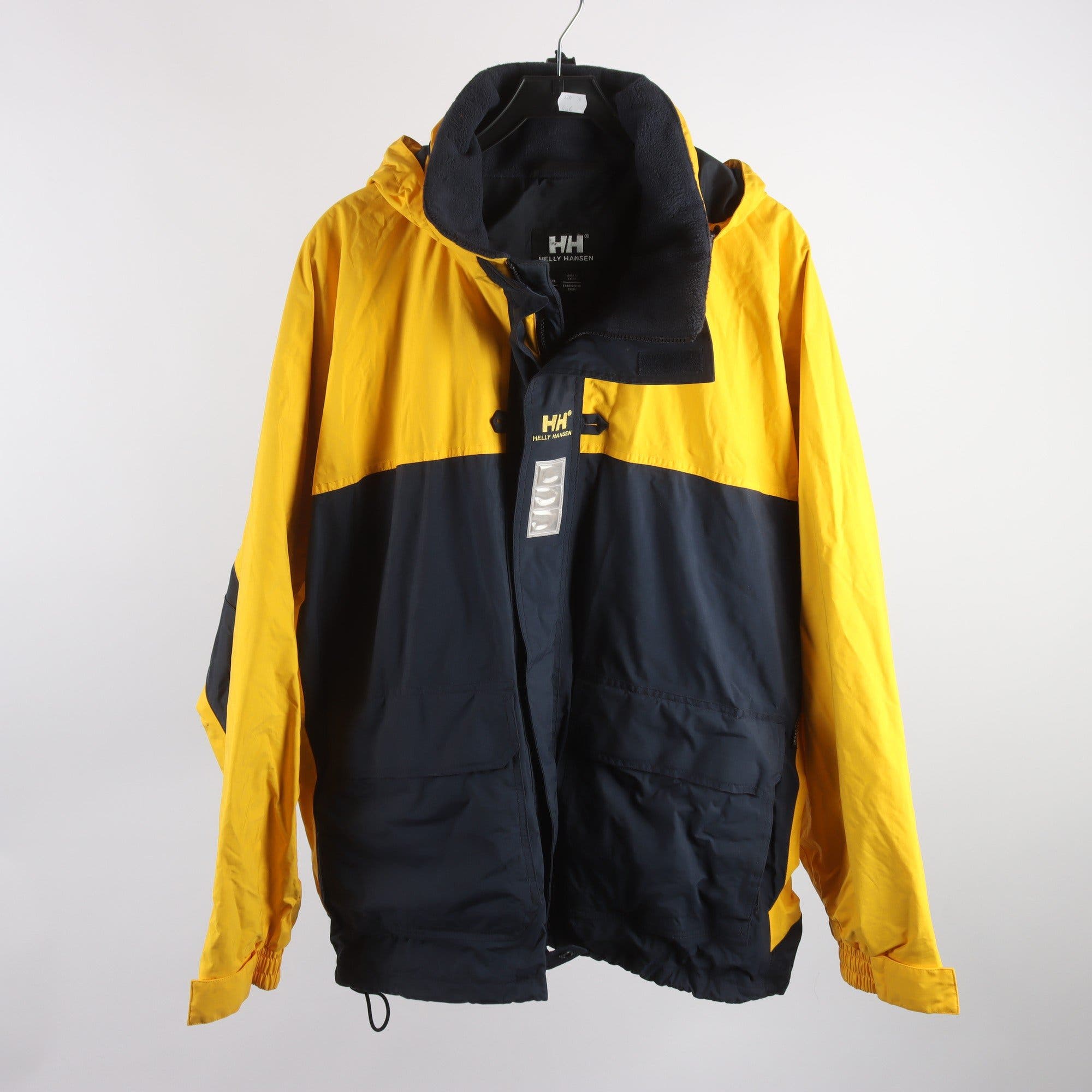 Vindjacka, Helly Hansen, blå, gul, stl. XL.
