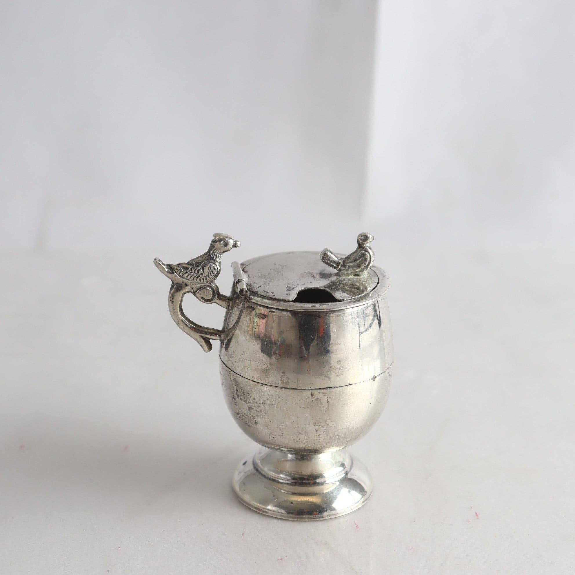 Kanna, sterlingsilver, glasinsats. Mexico