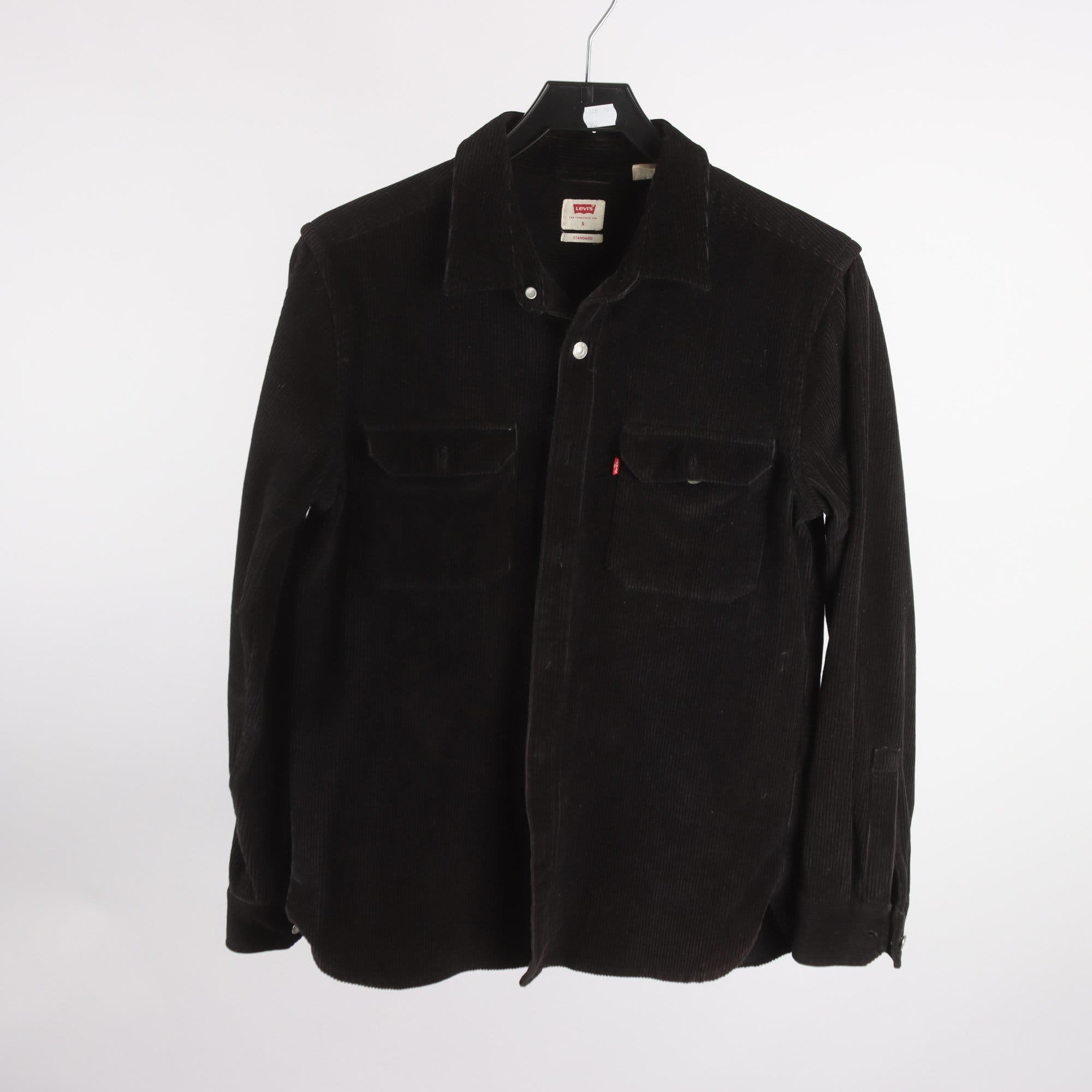 Overshirt, Levis, svart, manchester, stl. S.