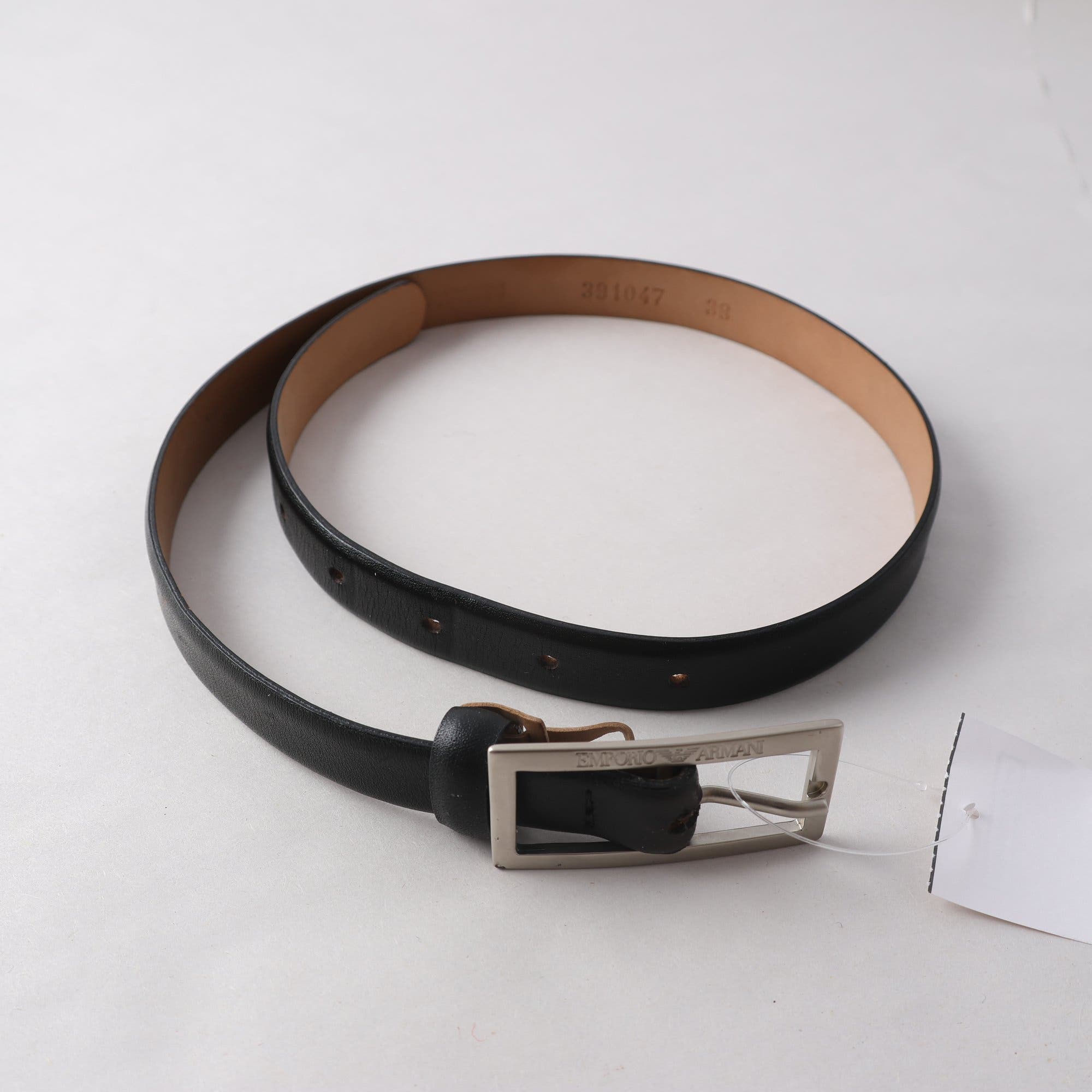 Skärp, Emporio Armani, 100% läder