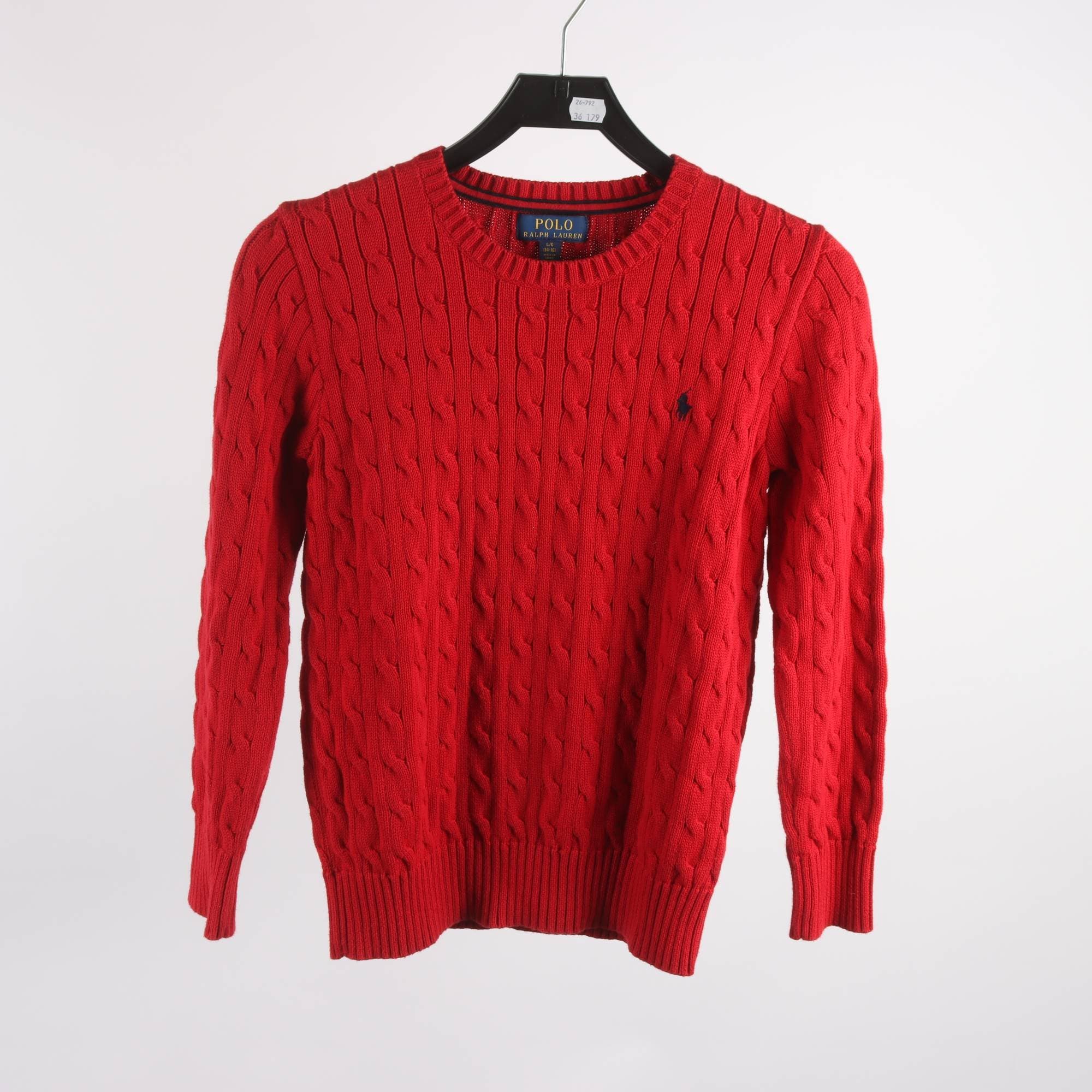 Stickad tröja, Polo Ralph Lauren, stl. L (14-16 år)