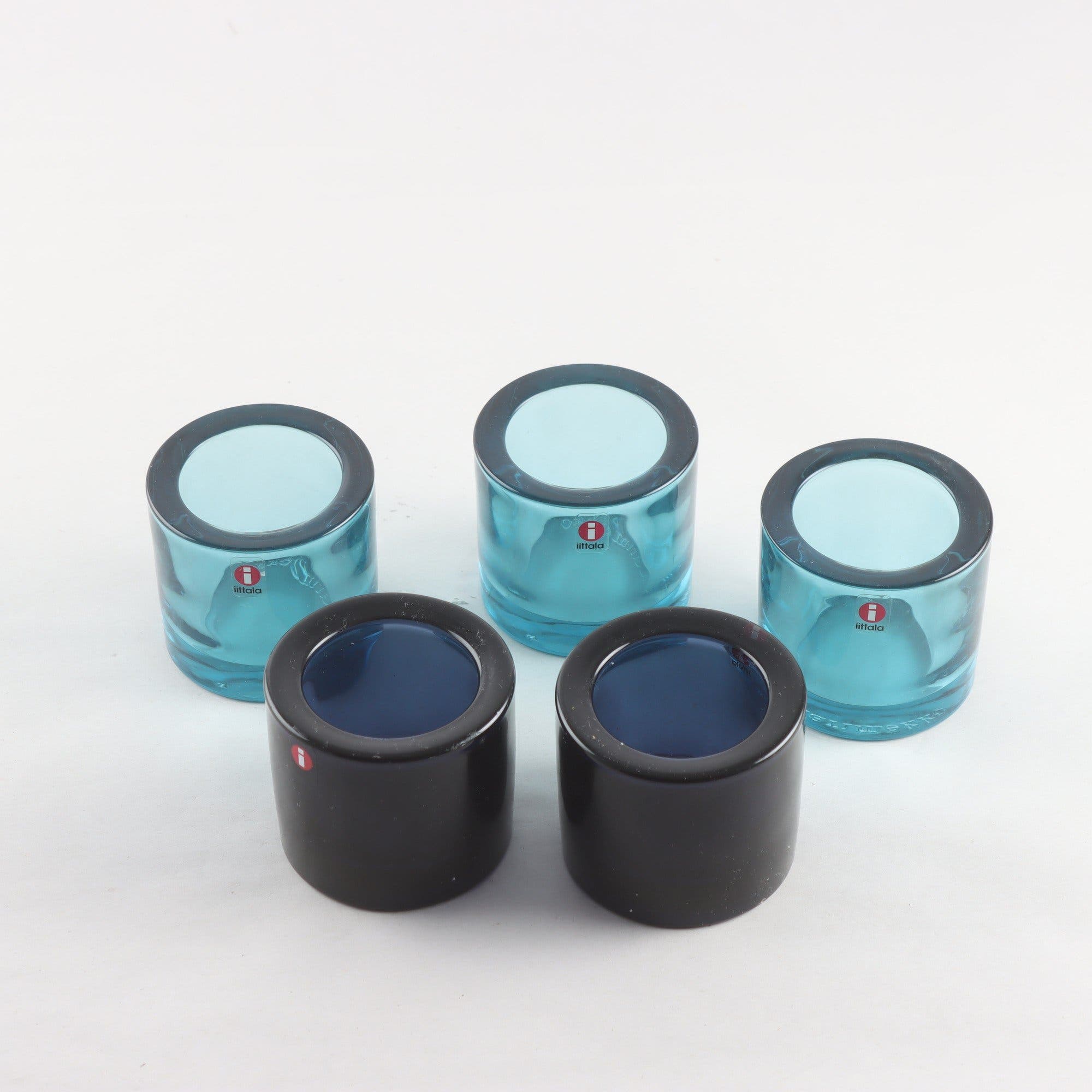 Ljuslyktor, Iittala / Marimekko, ”Kivi”, 5 st