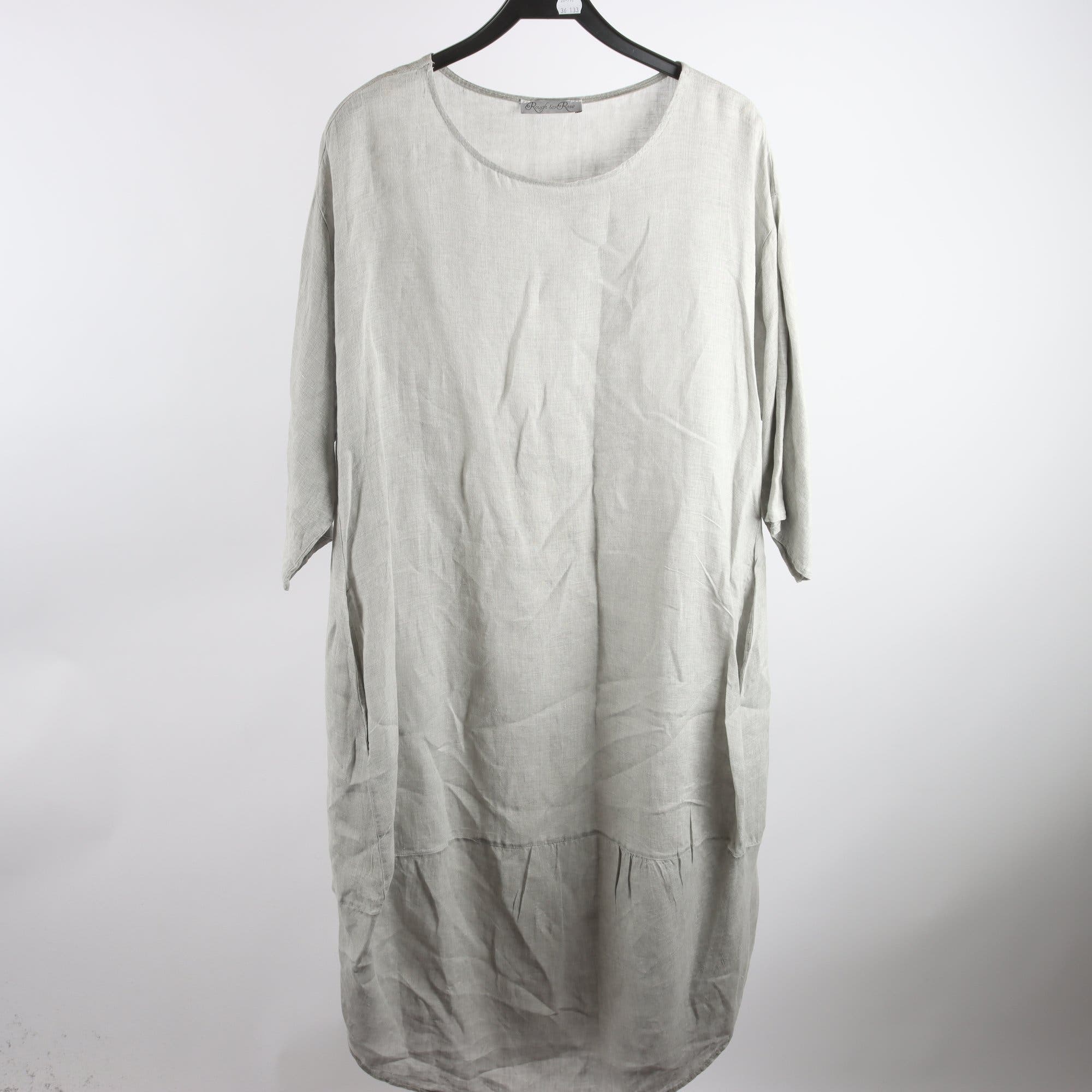 Klänning, Rough & Rose, 100% lin, stl. XXL