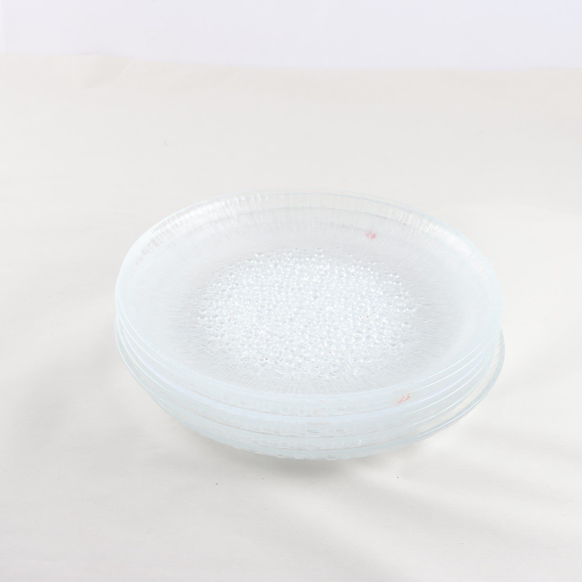 Tallrikar, Iittala, ”Ultima Thule”, 6 st, glas. Samfraktas ej