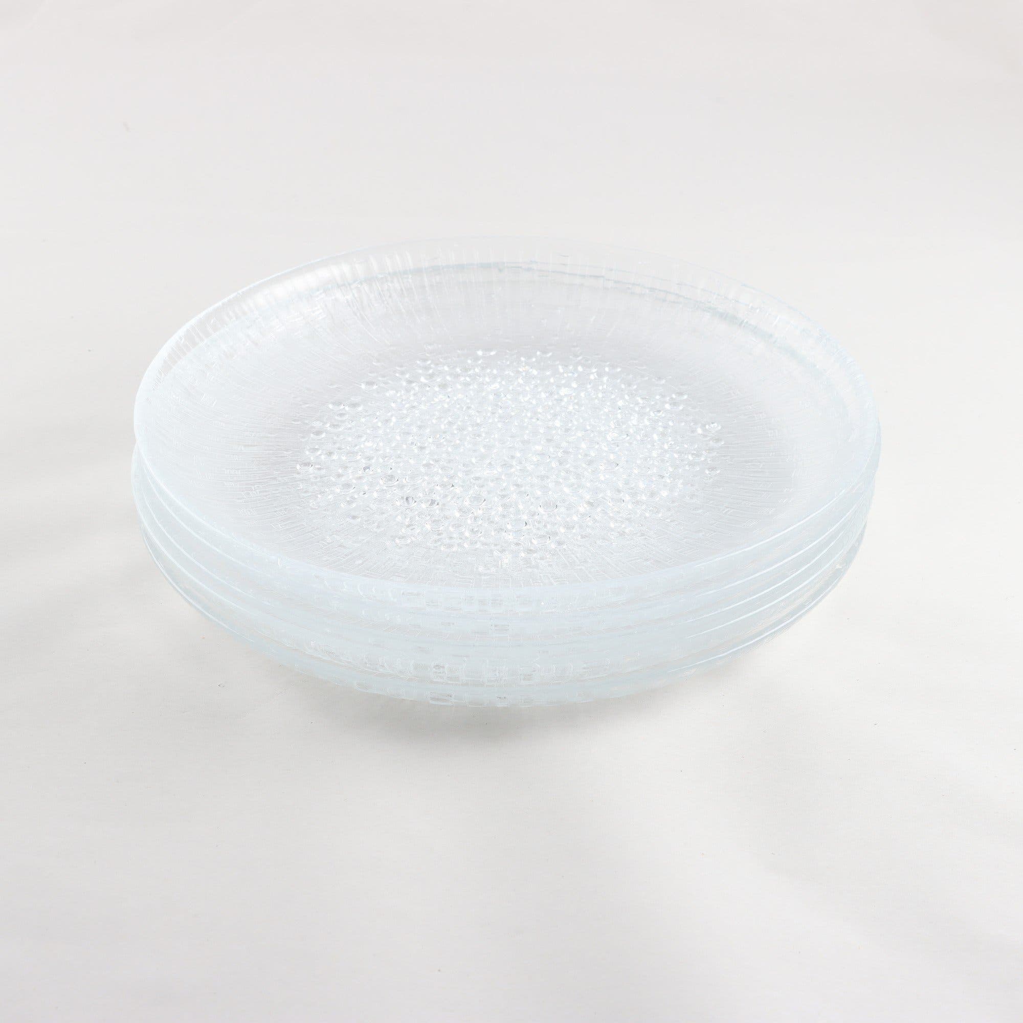 Tallrikar, Iittala, ”Ultima Thule”, 5 st, glas. Samfraktas ej