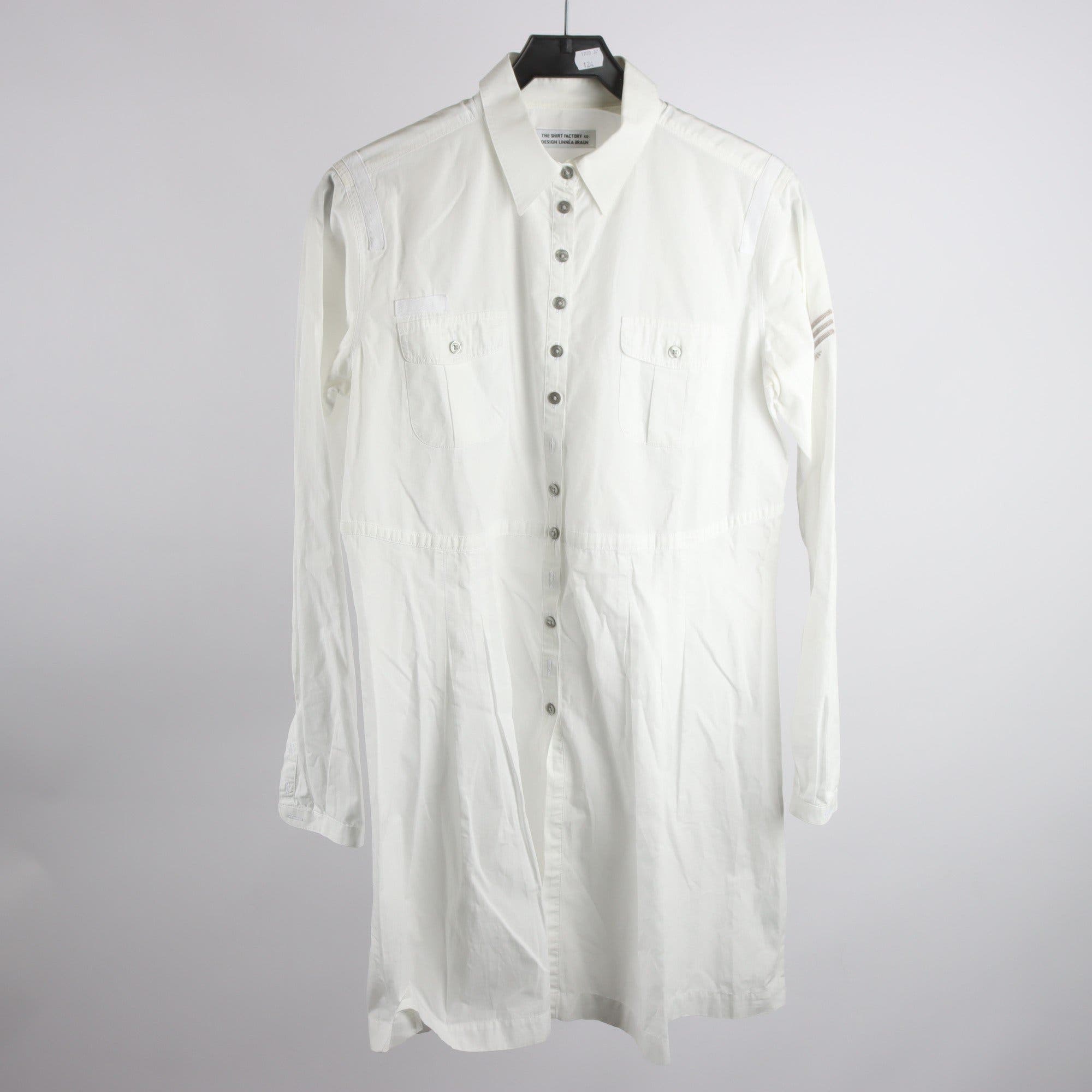 Klänning, The Shirt Factory, vit, stl. 40
