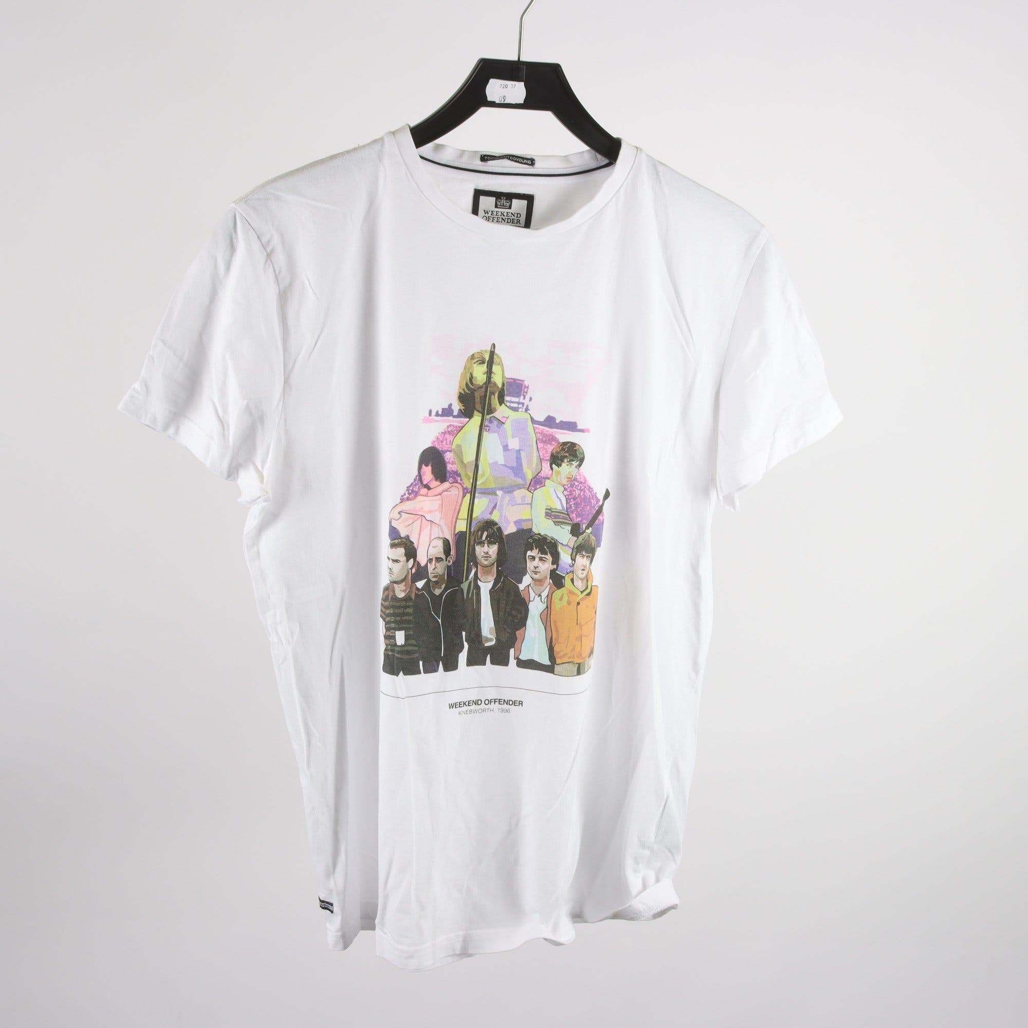 T-shirt, Weekend Offender, vit, stl. M