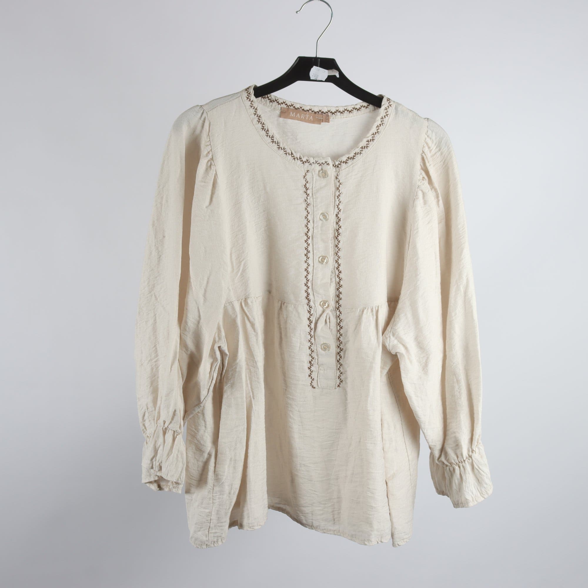 Blus, Marta, beige, stl. S/M.