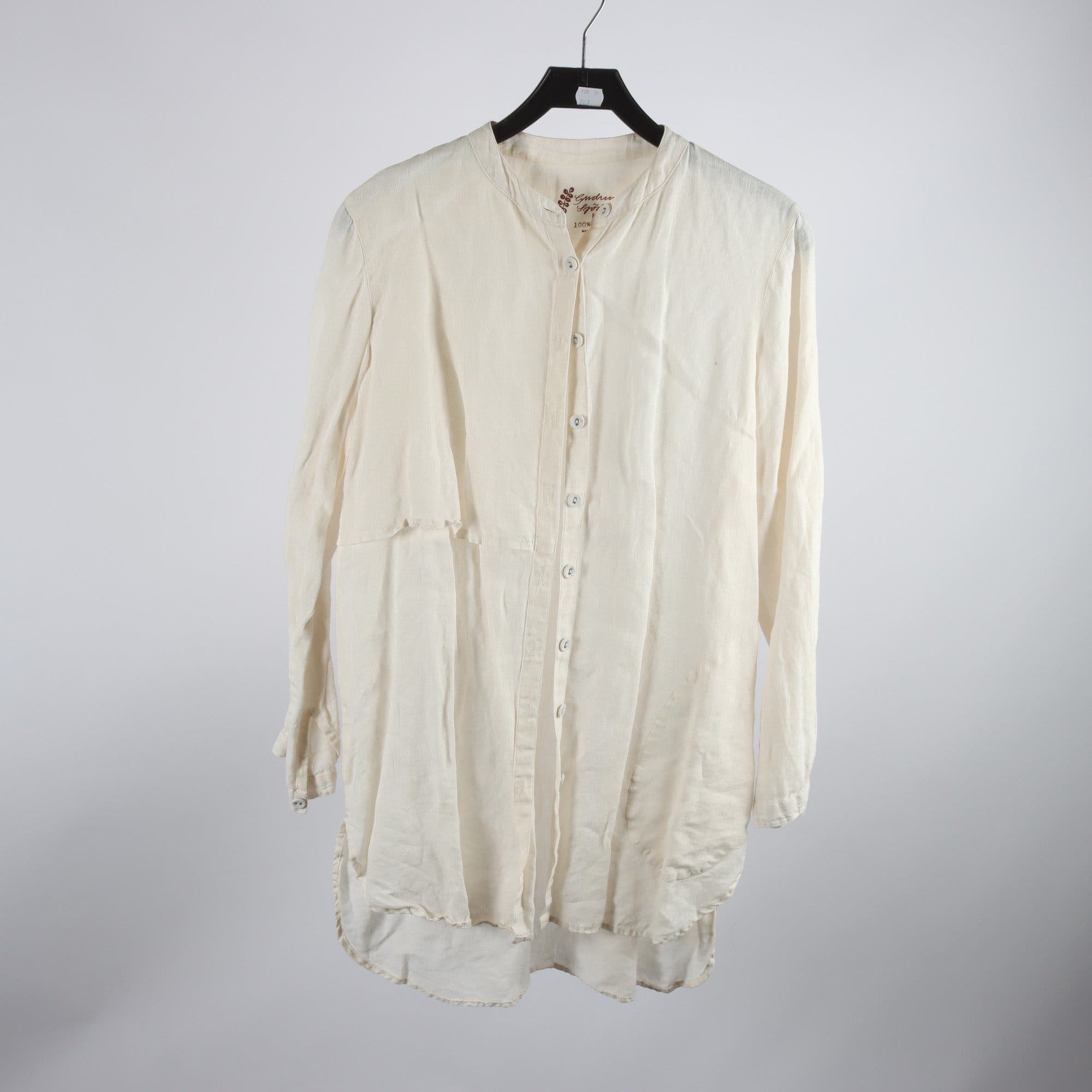 Blus, Gudrun Sjödén, offwhite, 100% lin, stl. M.