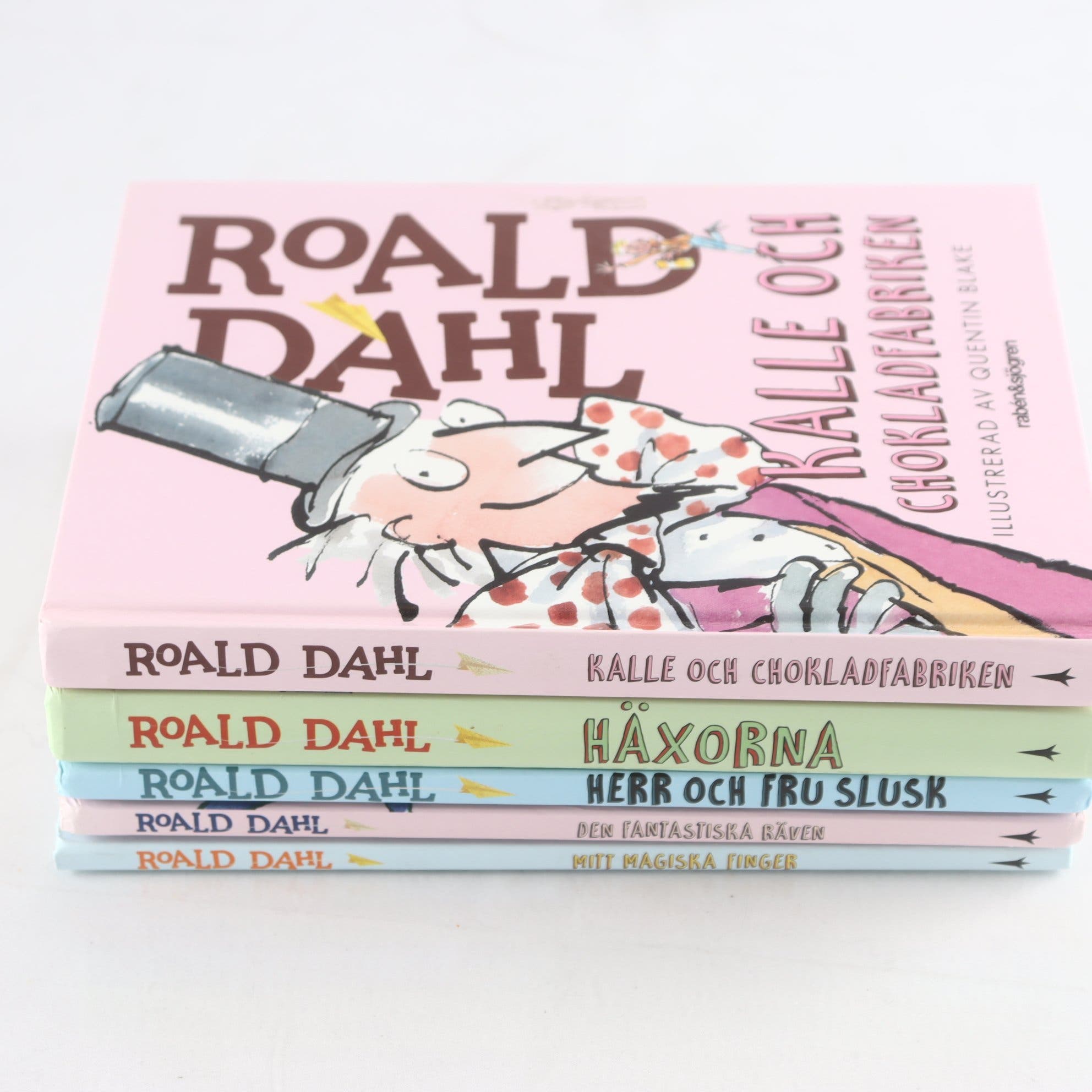 Roald Dahl, bokpaket med 5 volymer
