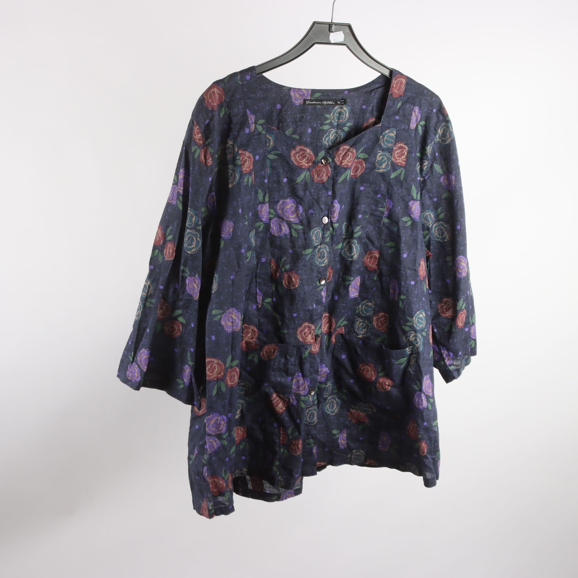 Blus, Gudrun Sjödén, mönstrad, stl. XL