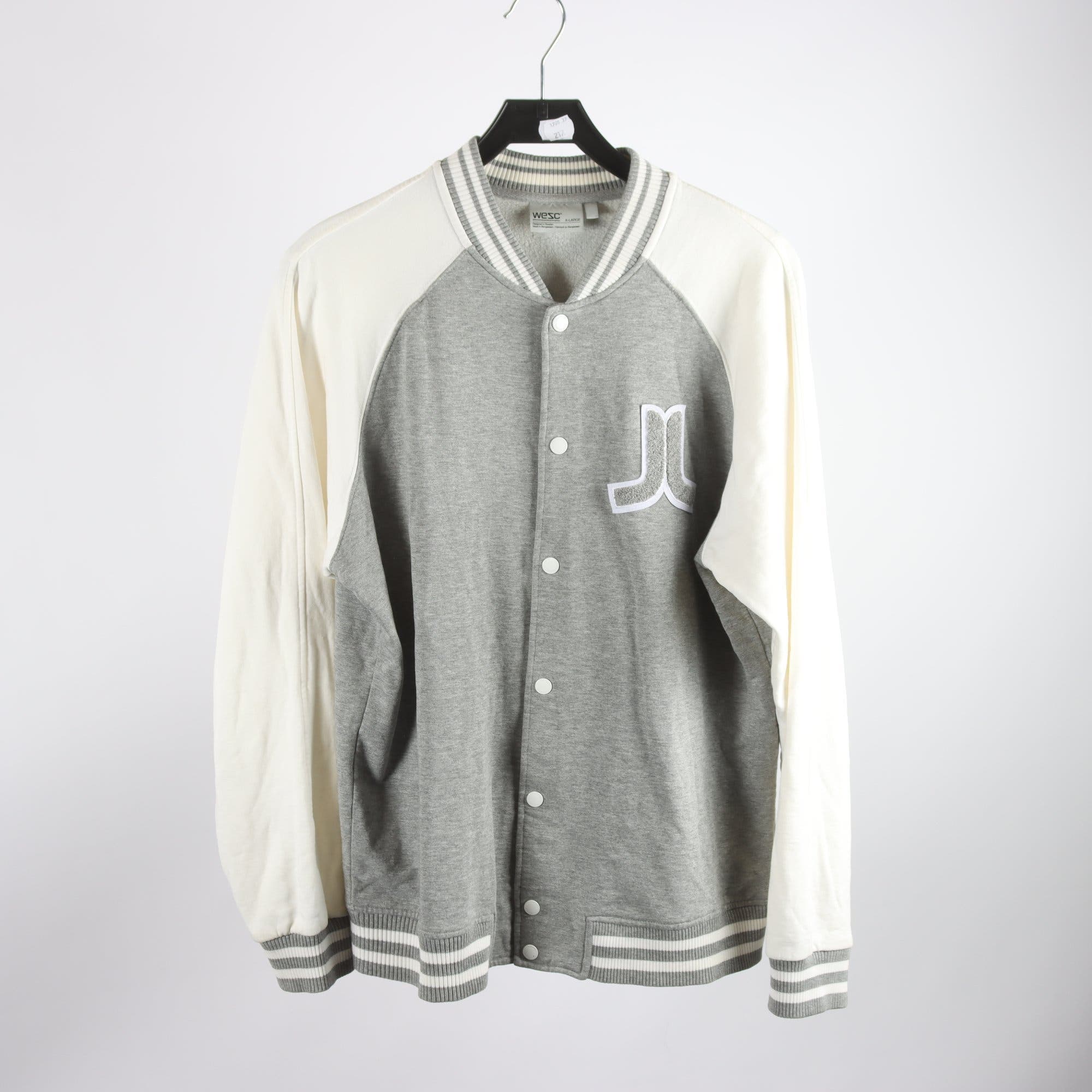 Kofta/jacka, Wesc, grå, vit, stl. XL