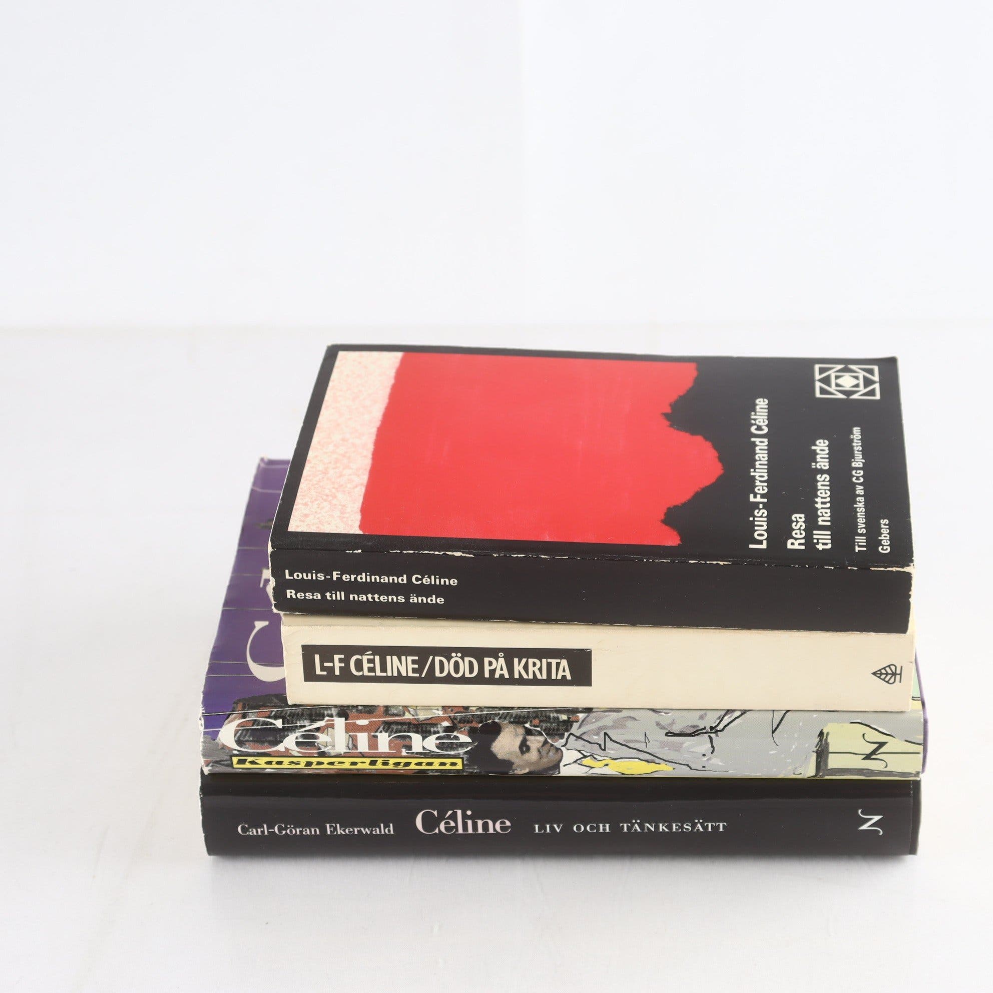 Louis-Ferdinand Céline, bokpaket med 4 volymer