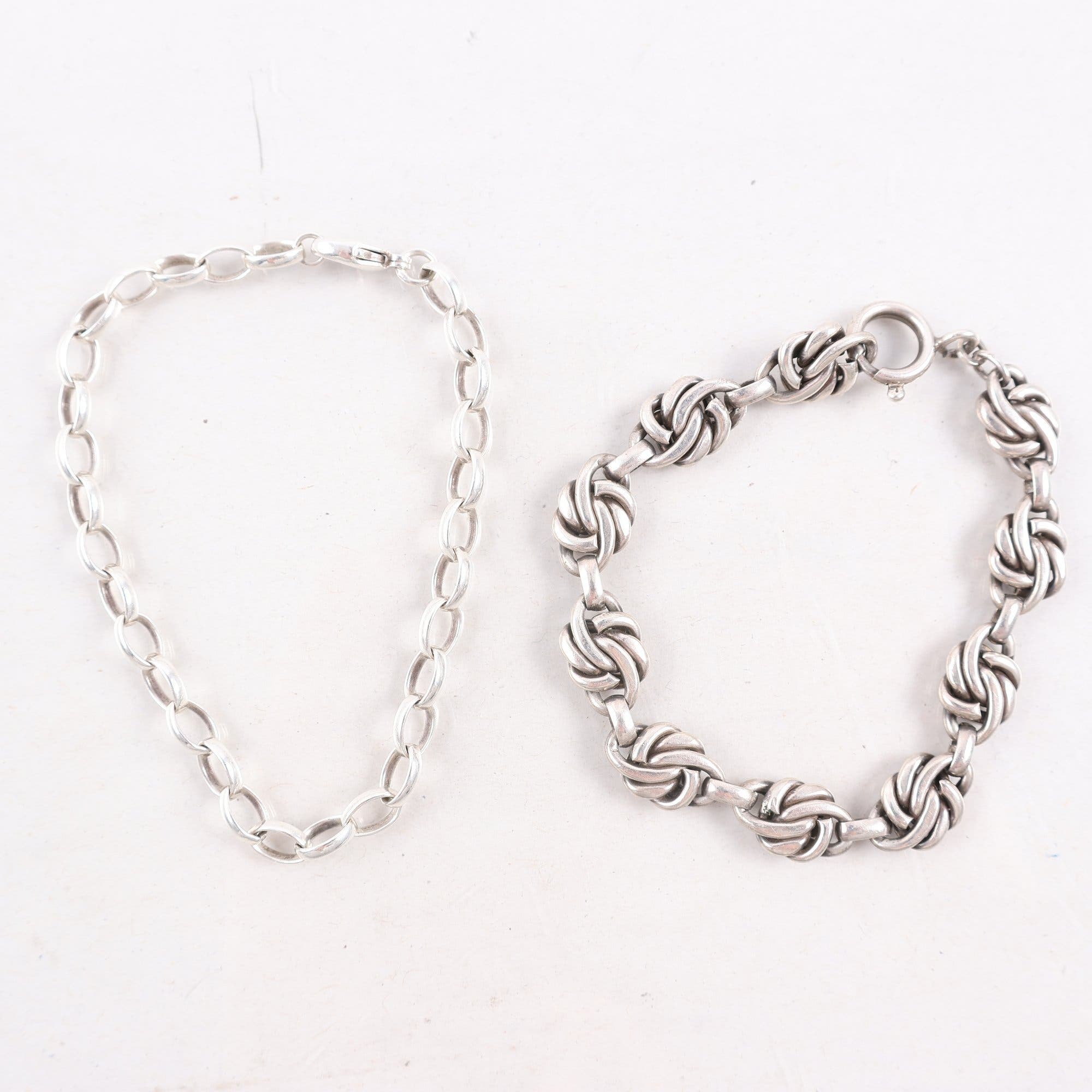 Armband, silver 925, två stycken