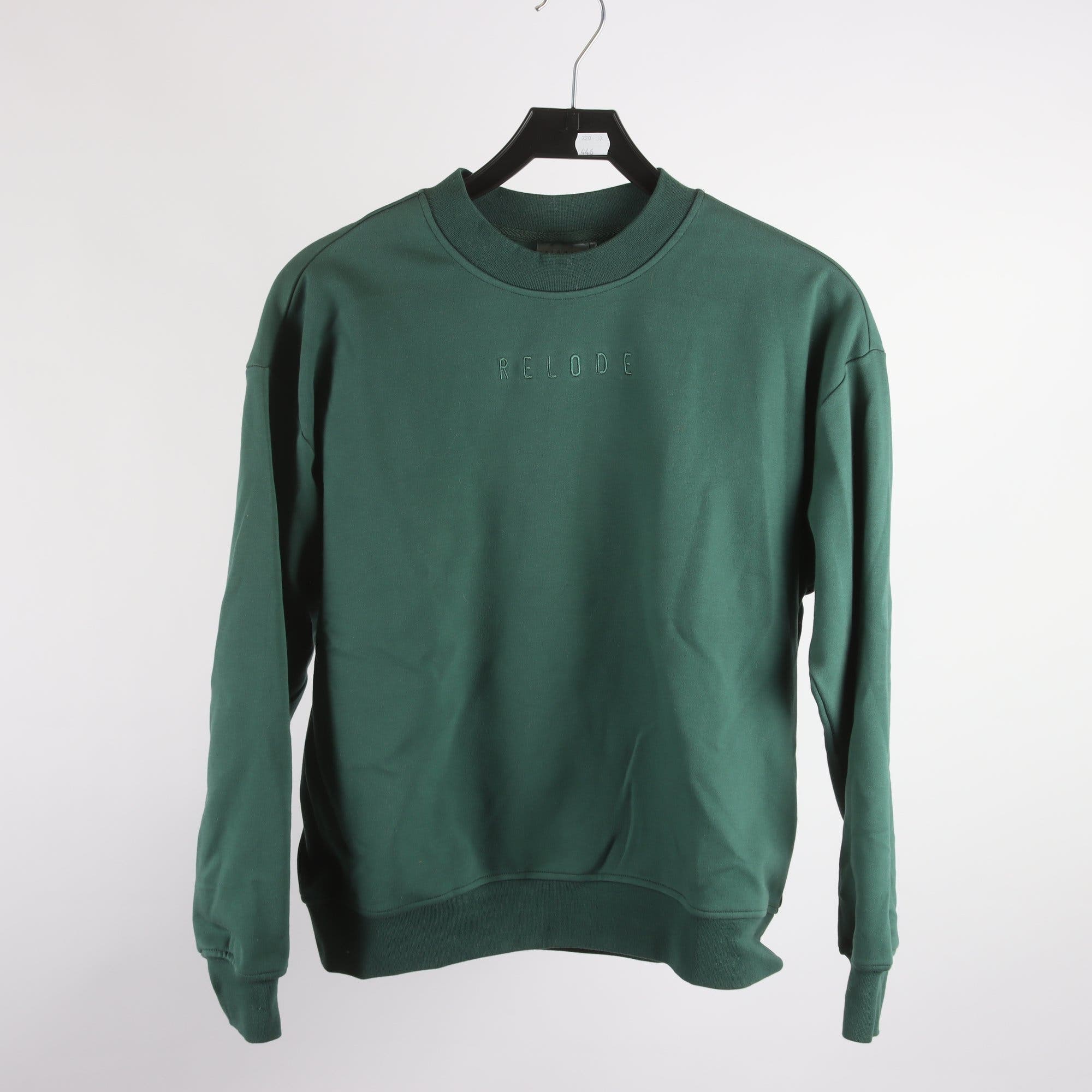 Sweatshirt, Relode, grön, stl. M.