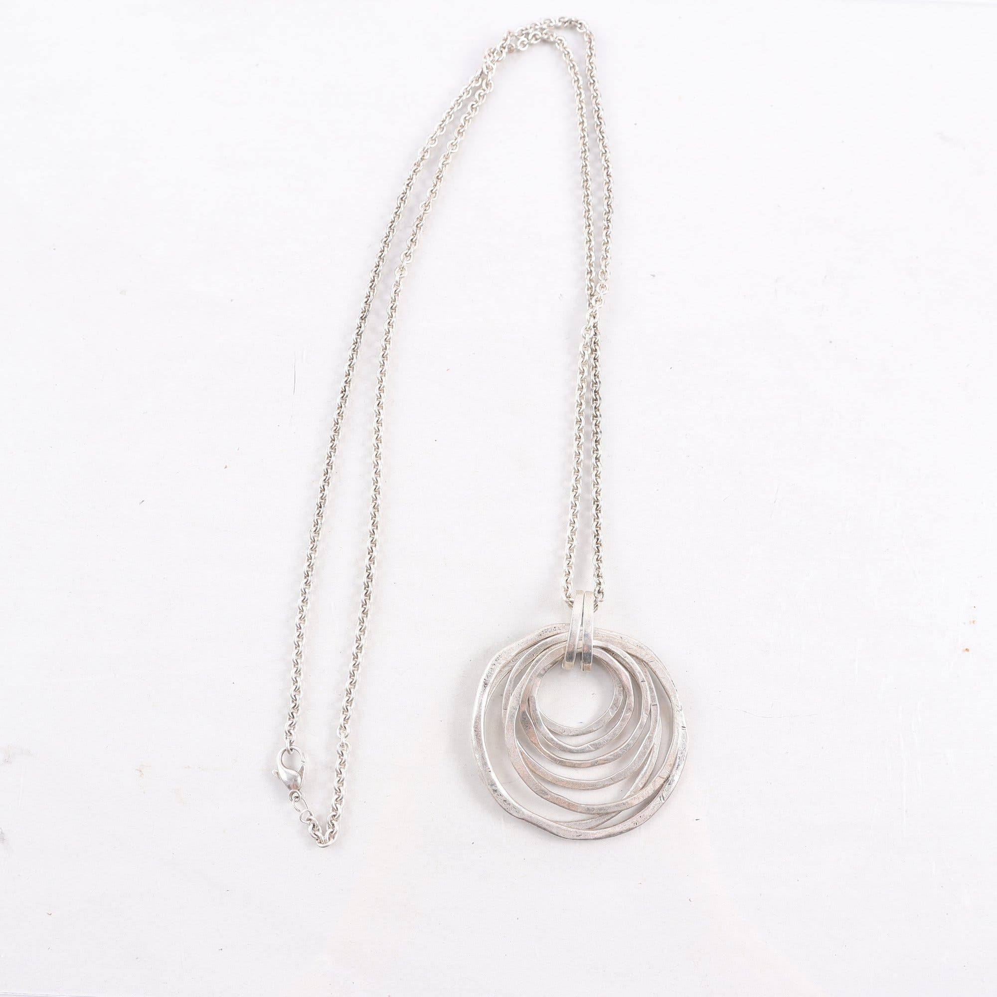 Halsband & hänge, silver
