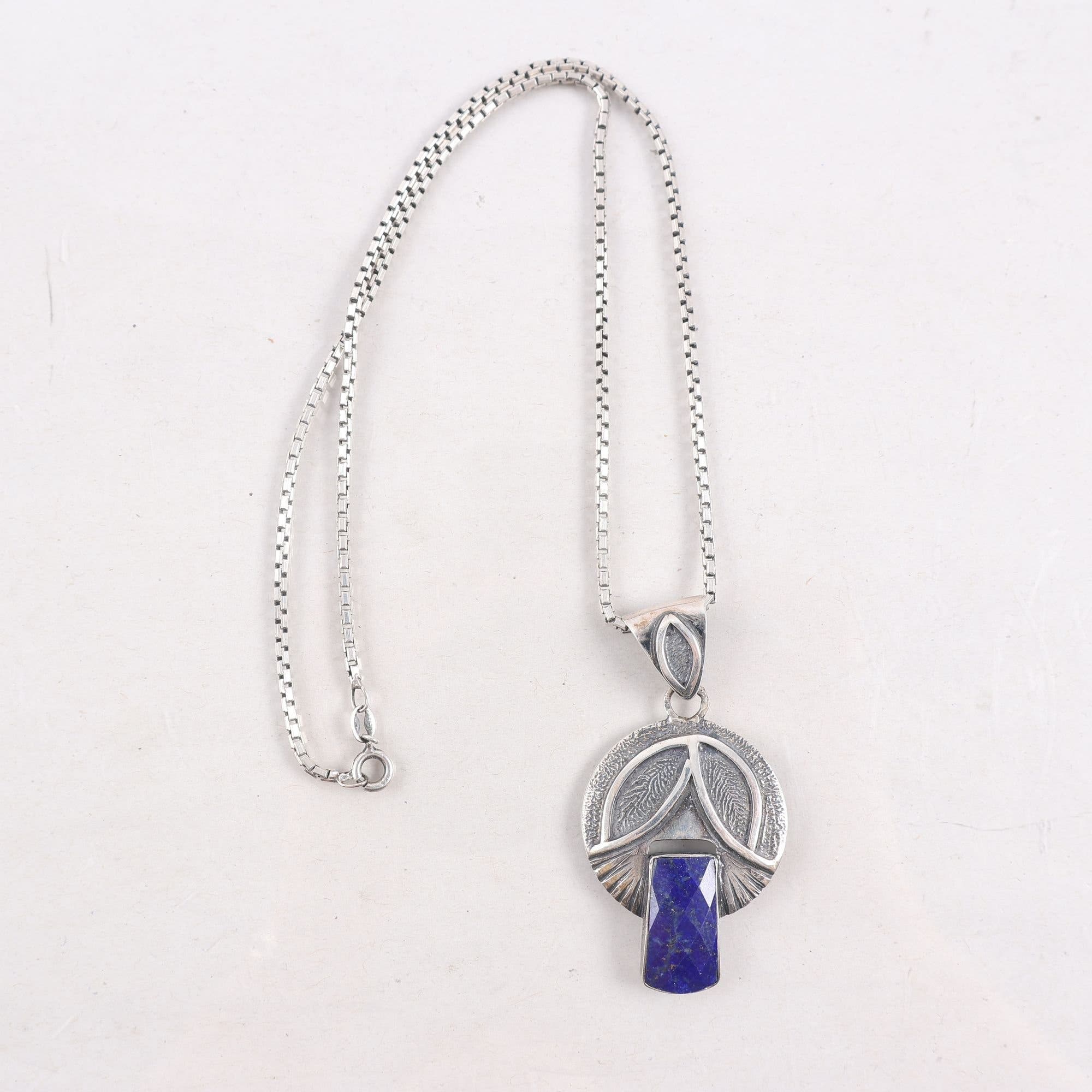 Halsband & hänge, silver