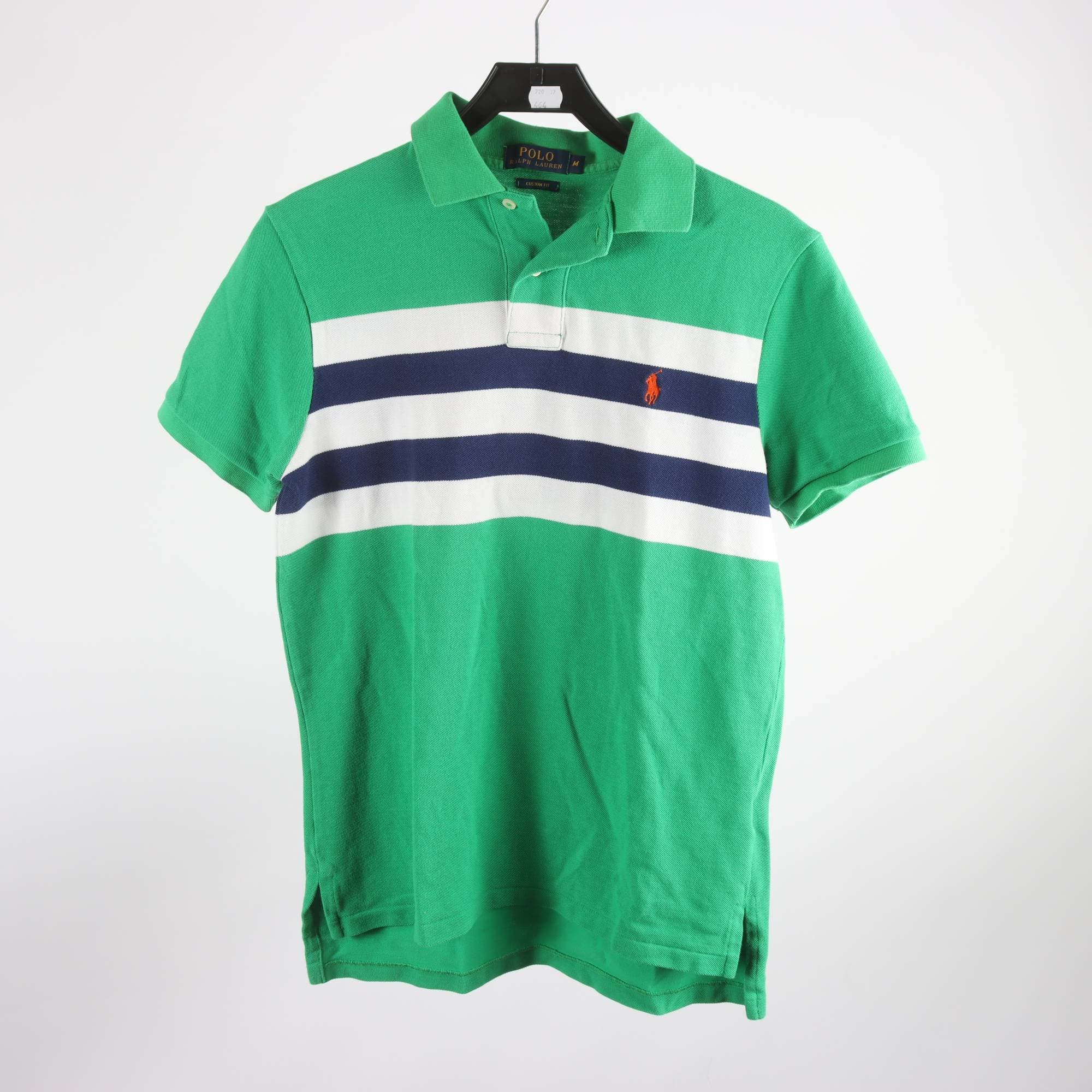 Piké, Polo Ralph Lauren, grön, blå, stl. M.