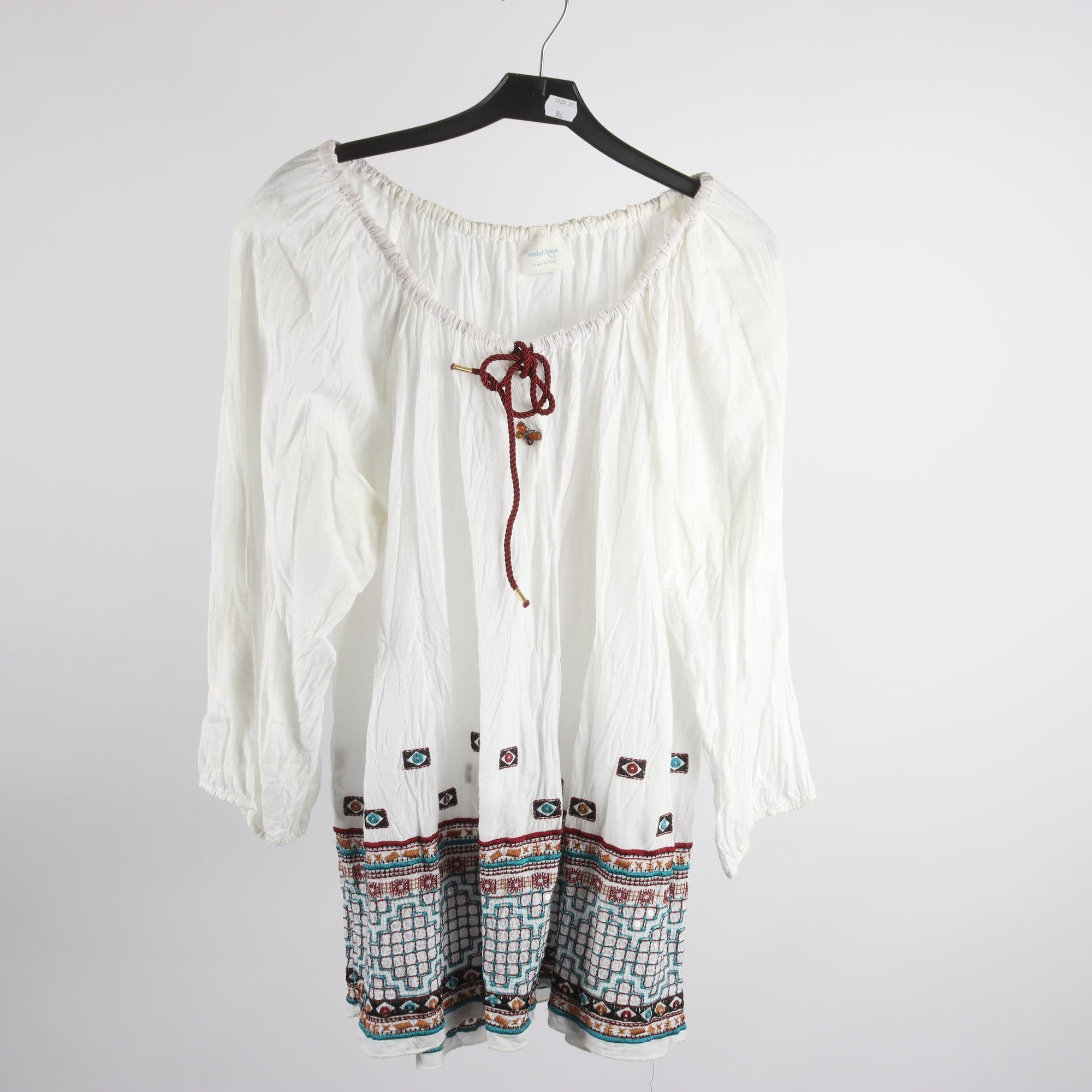 Blus, Ottod Ame, vit, stl. 42