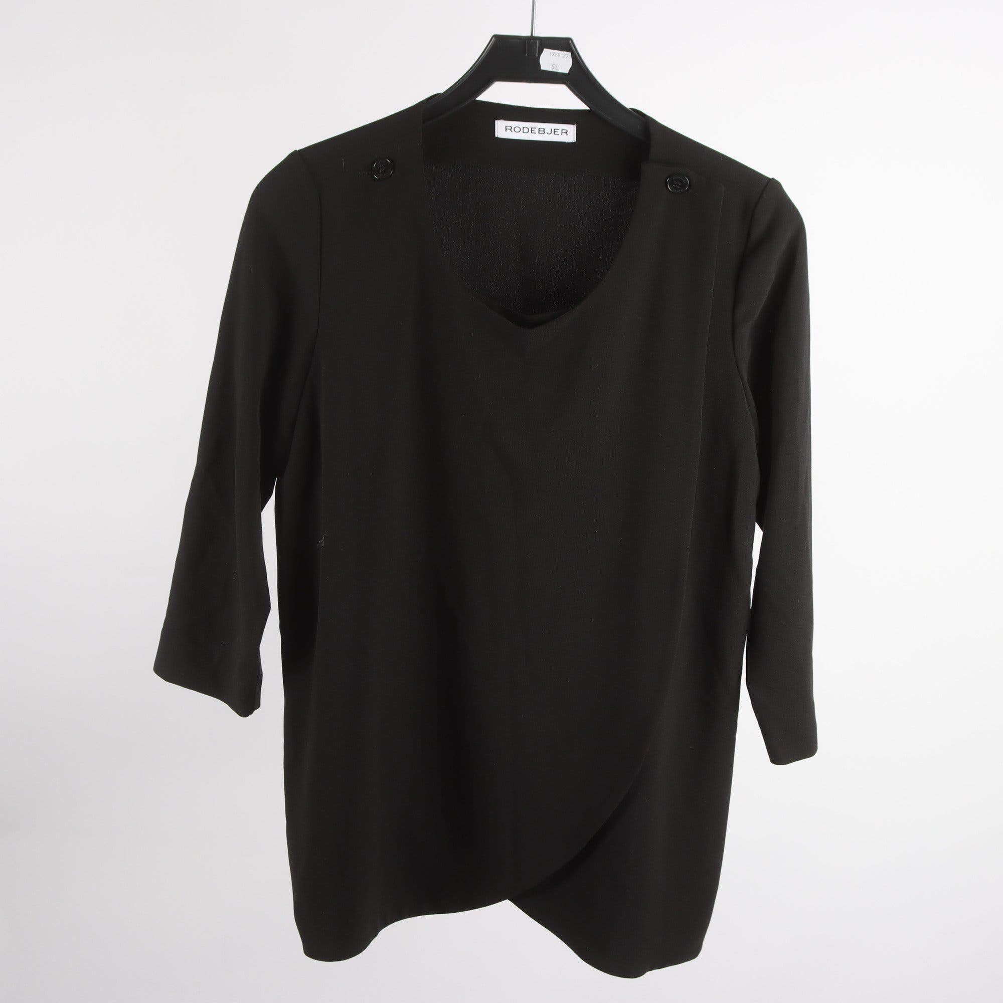 Blus, Rodebjer, svart, stl. S