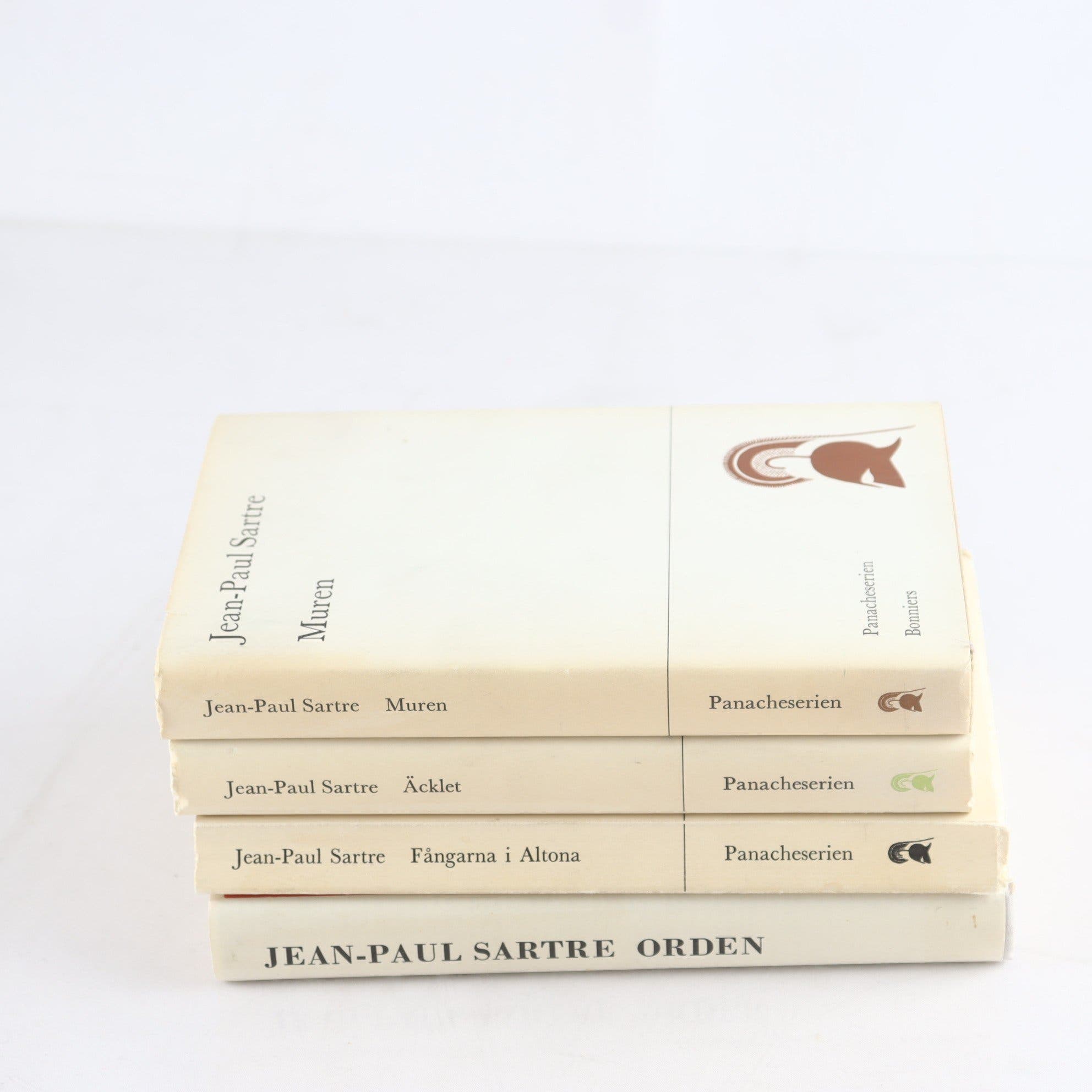 Jean-Paul Sartre, bokpaket med 4 volymer