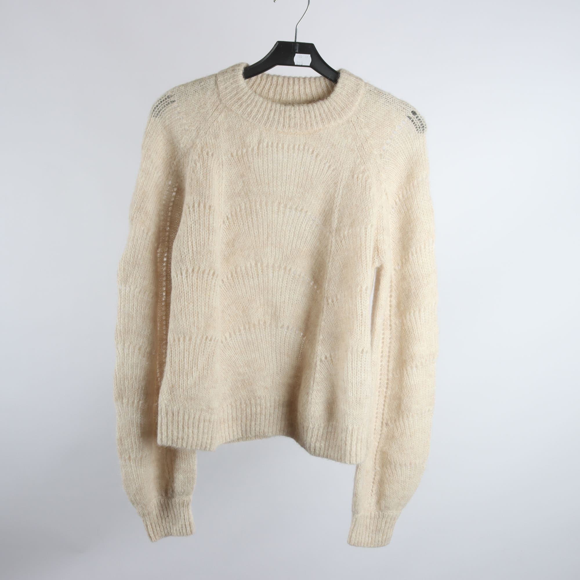 Tröja, Carin Wester. beige, ull, alpaca, stl. XS.