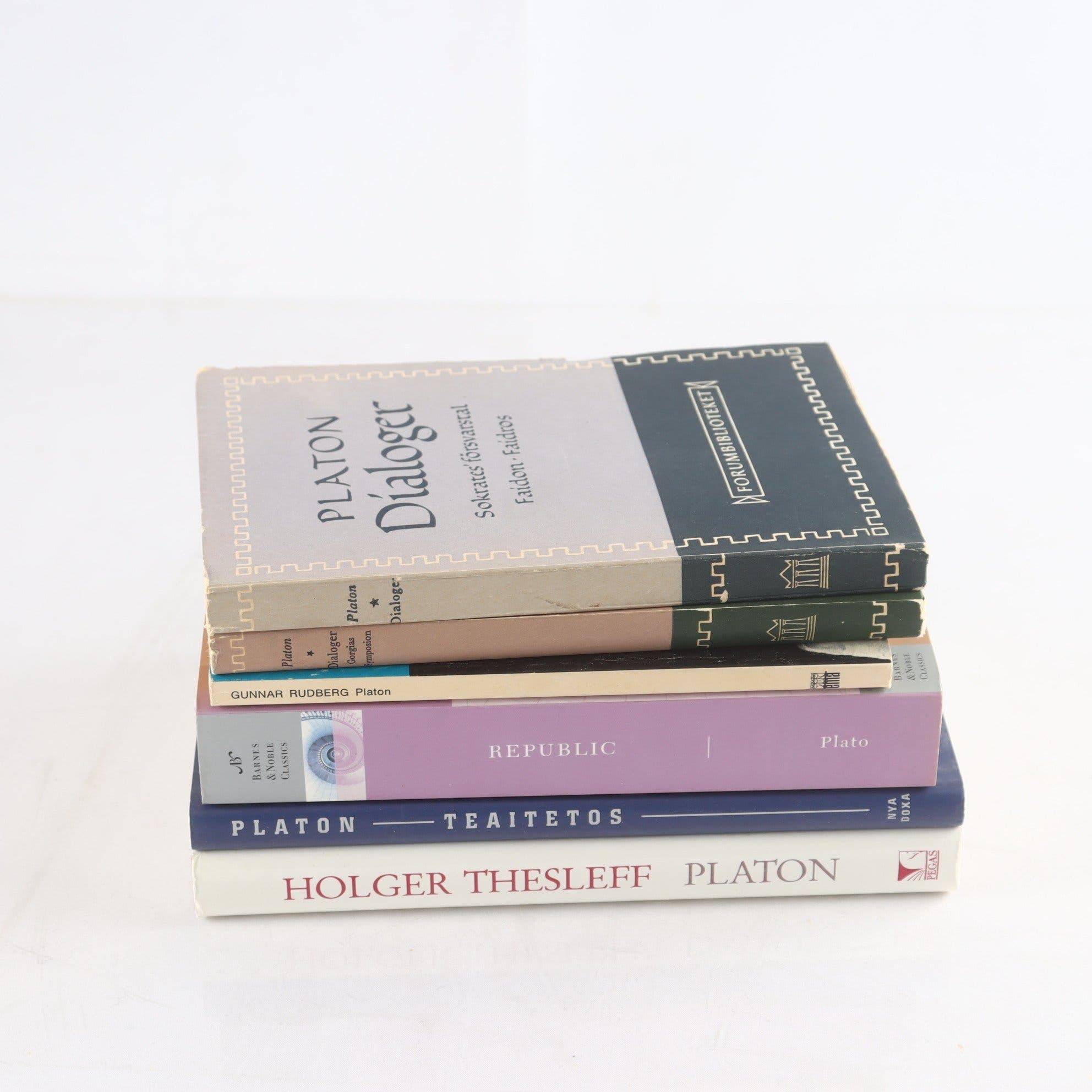Platon, bokpaket med 6 volymer