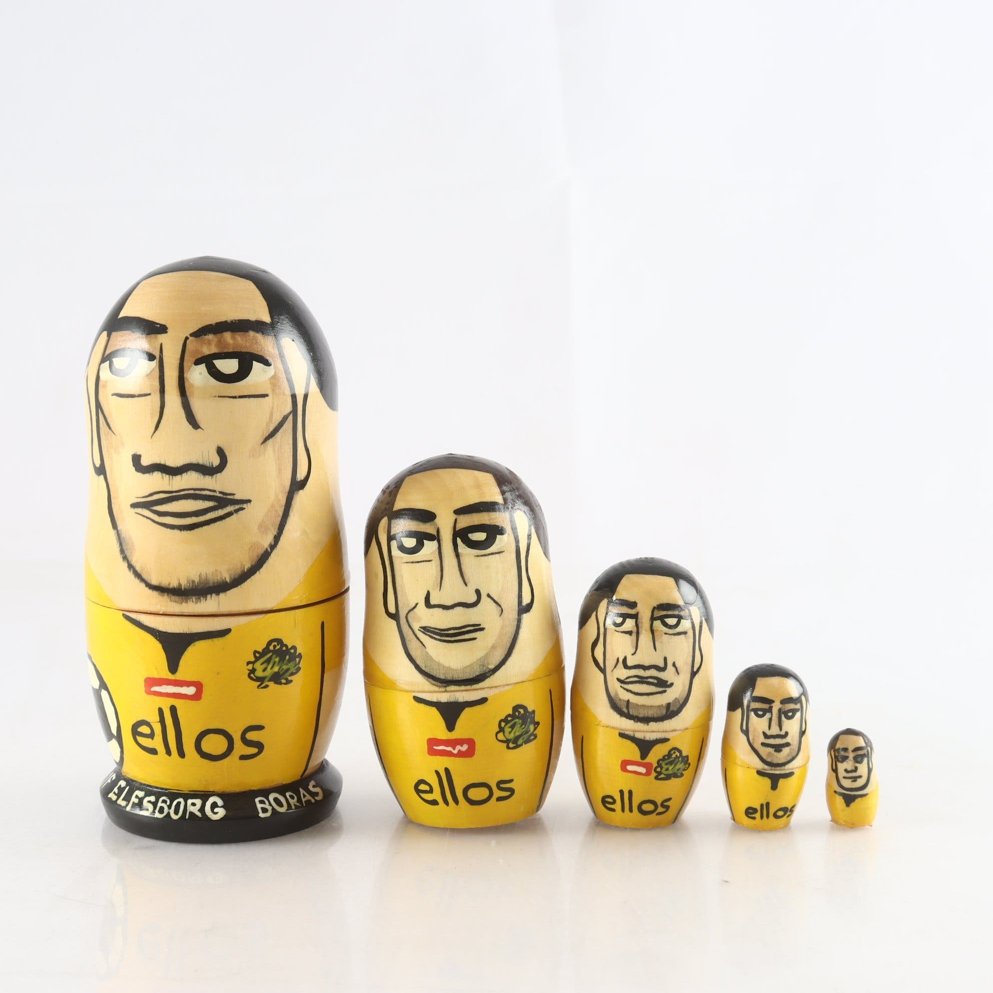 Matrjosjka docka, Elfsborg If, 5 delar.