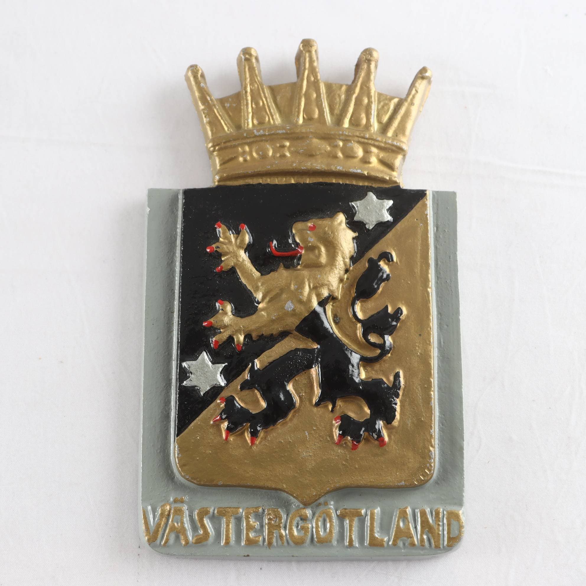 Landskapsvapen, Västergötland, metall