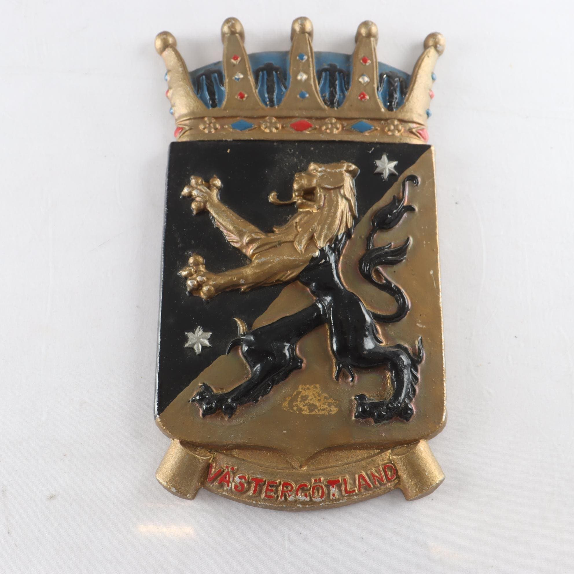Landskapsvapen, Västergötland, metall