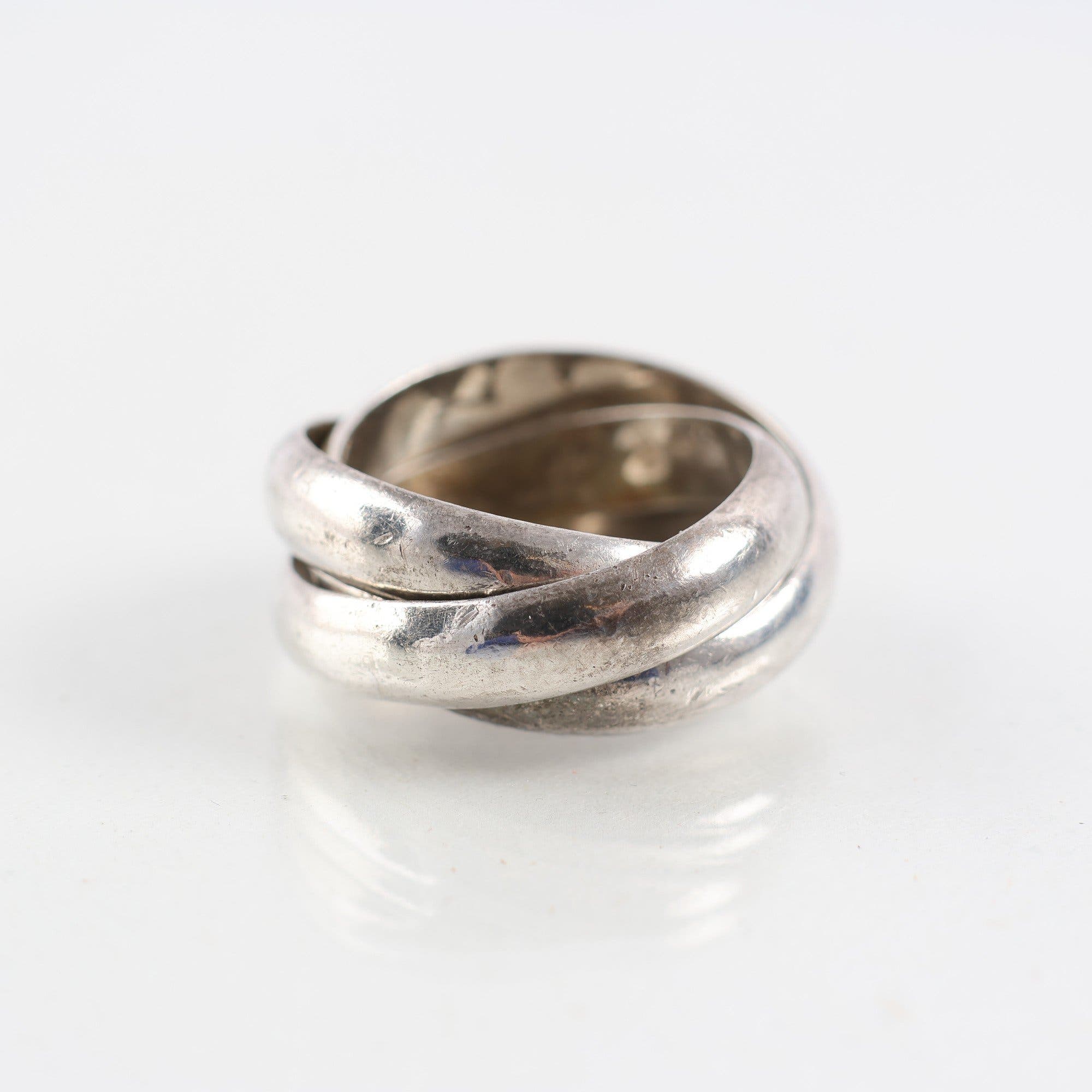 Ring, silver 925, 3 delad, vikt: 12.5g
