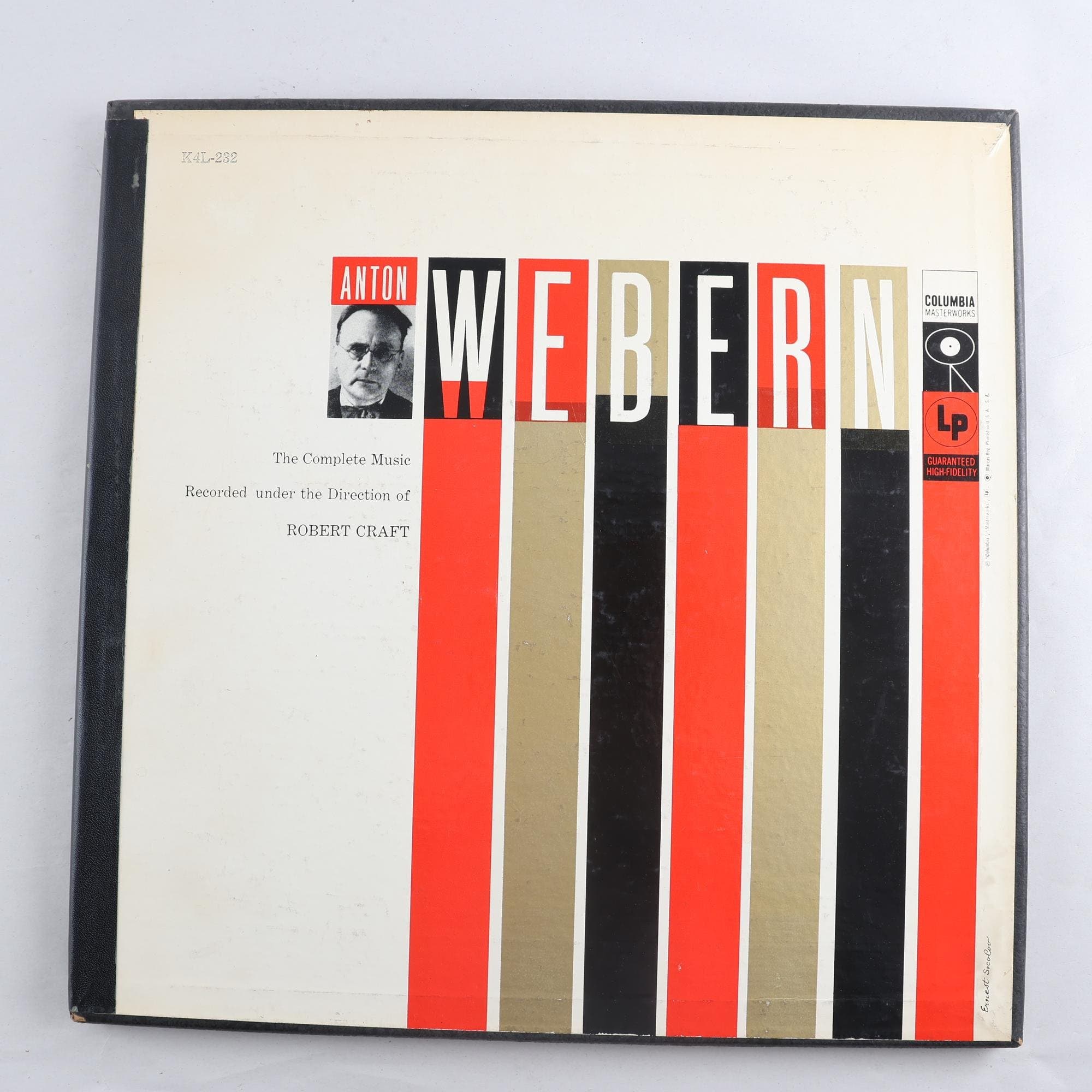 LP Anton Webern, The Complete Music Recorded Under The Direction Of Robert Craft