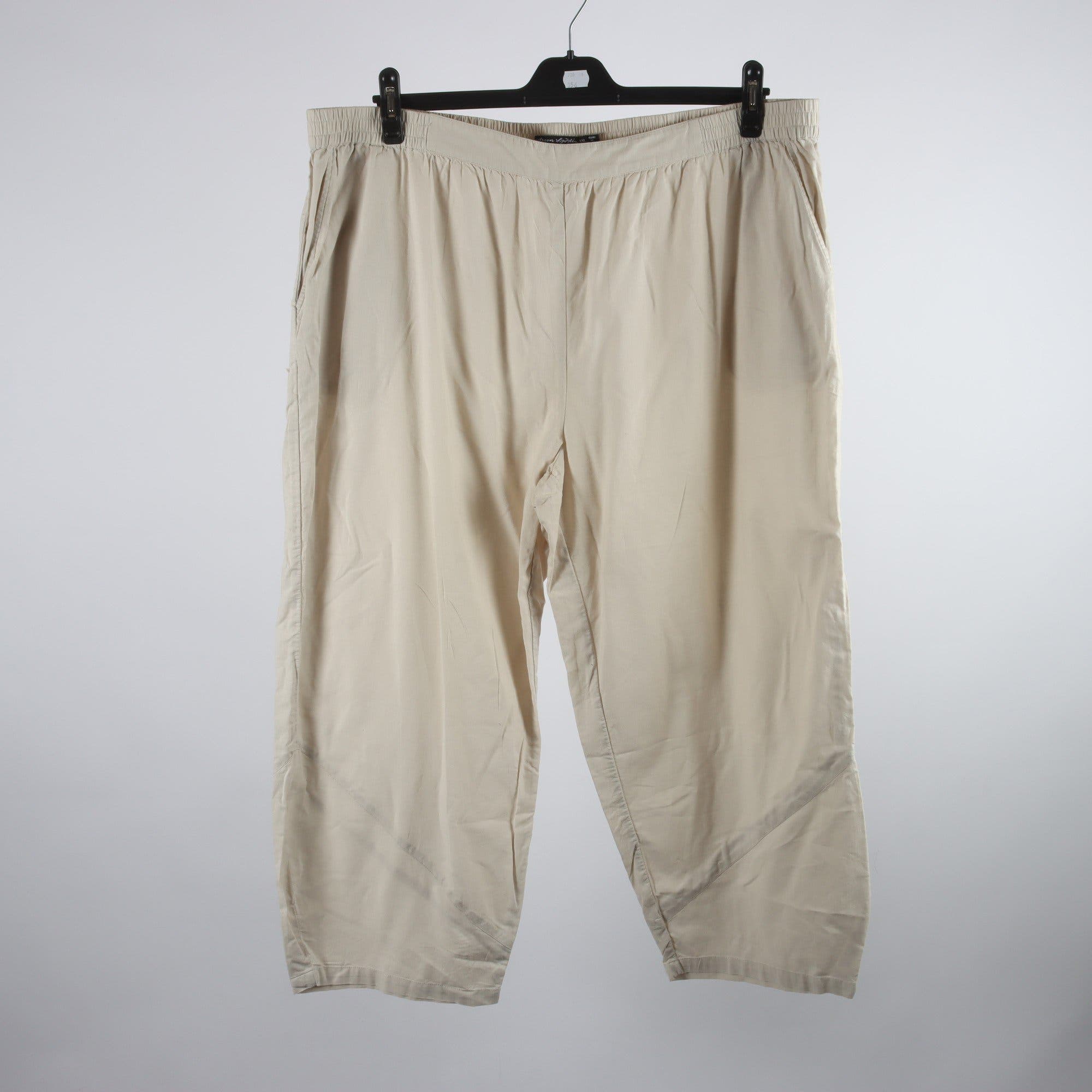 Byxor, Gudrun Sjödén, beige, stl. XXL.
