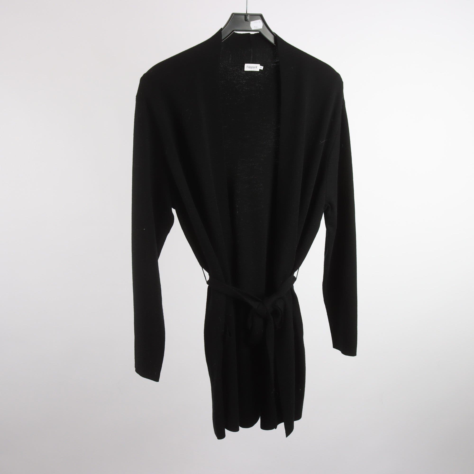 Kofta, Filippa K, svart, 100% ull, stl. XL